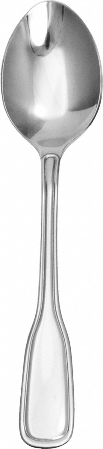 Table/Serving Spoon: Berkley, 18/0, Stainless Steel, 8 1/8 in Overall Lg, Silver