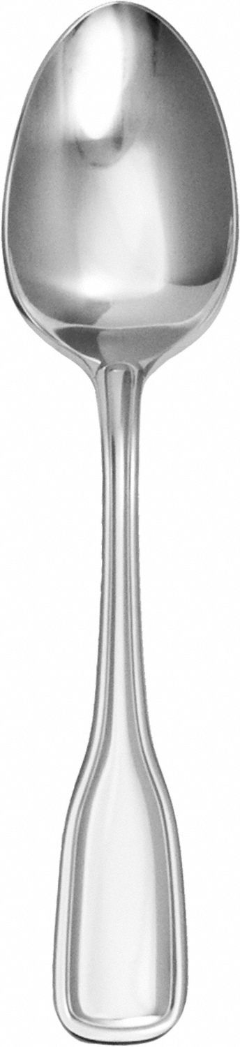 Dessert Spoon: Berkley, 18/0, Stainless Steel, 6 5/8 in Overall Lg, Silver