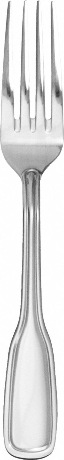 Dinner Fork: Berkley, 18/0, Stainless Steel, 7 in Overall Lg, Silver