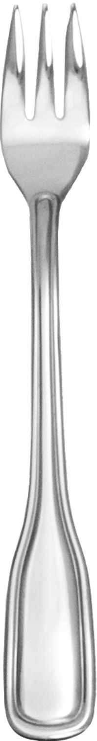 Oyster/Cocktail Fork: Berkley, 18/0, Stainless Steel, 5 1/2 in Overall Lg, Silver