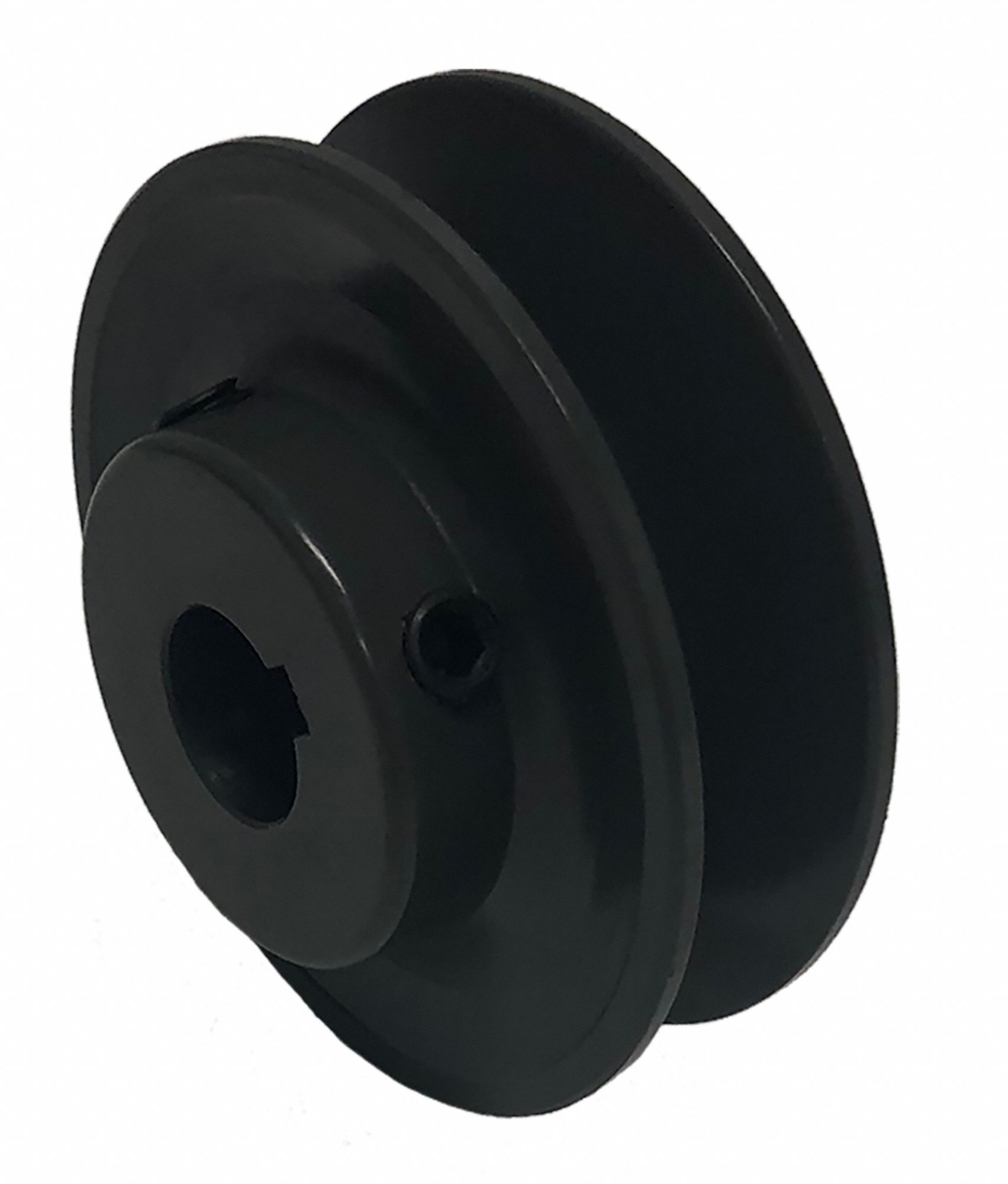 V-Belt Pulley: BK31, 1 Groove, 3.25 in OD, Fixed Bore, 1 1/8 in Bore, Cast Iron