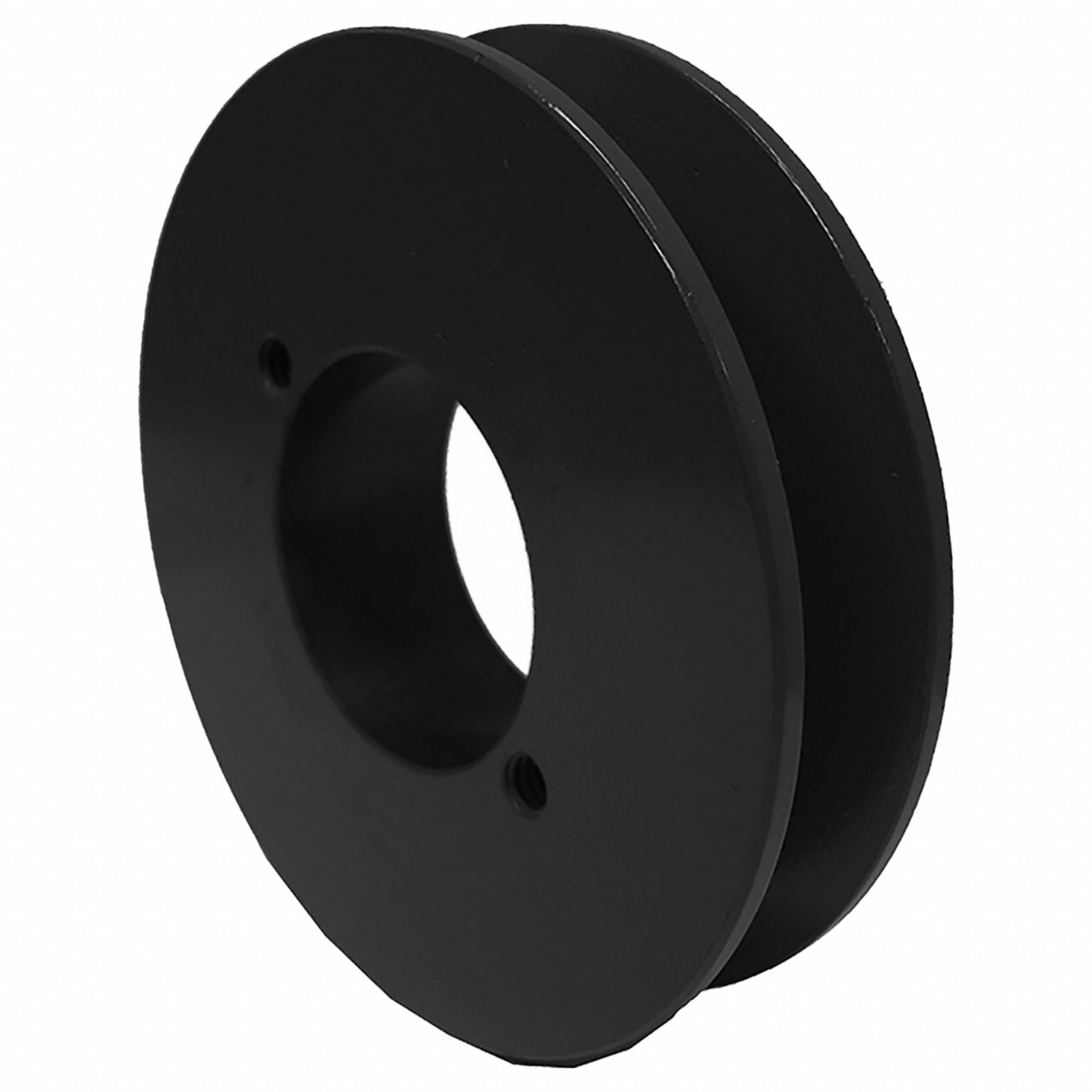 V-Belt Pulley: BK77, 1 Groove, 7.45 in OD, Bushed Bore, H/QT, Cast Iron, Spoked