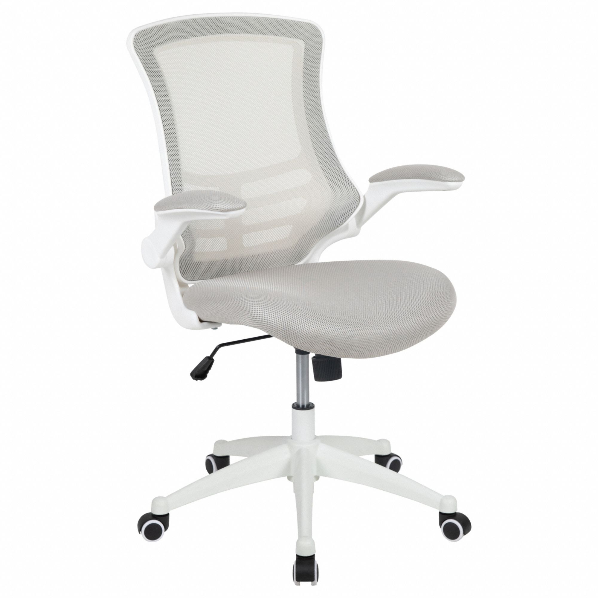Office Chair: Kelista, Flip Up, Mesh Material, 23 in Back Ht, 20 1/4 in Seat Wd
