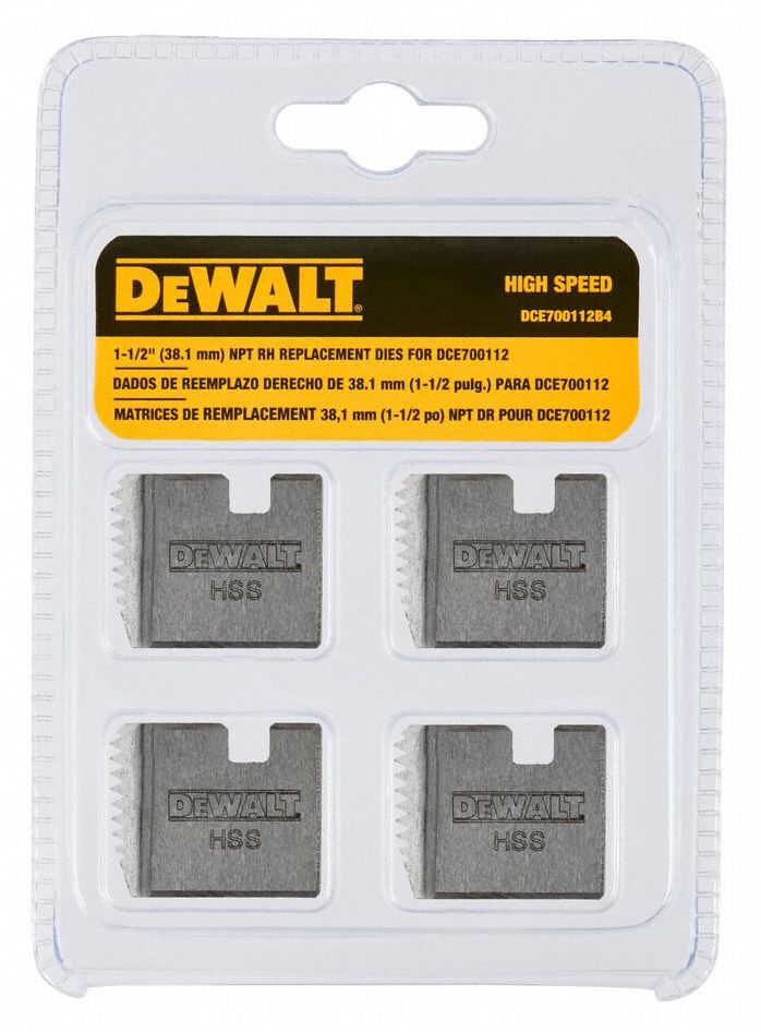 DEWALT PIPE THREADING REPLACEMENT DIES 1