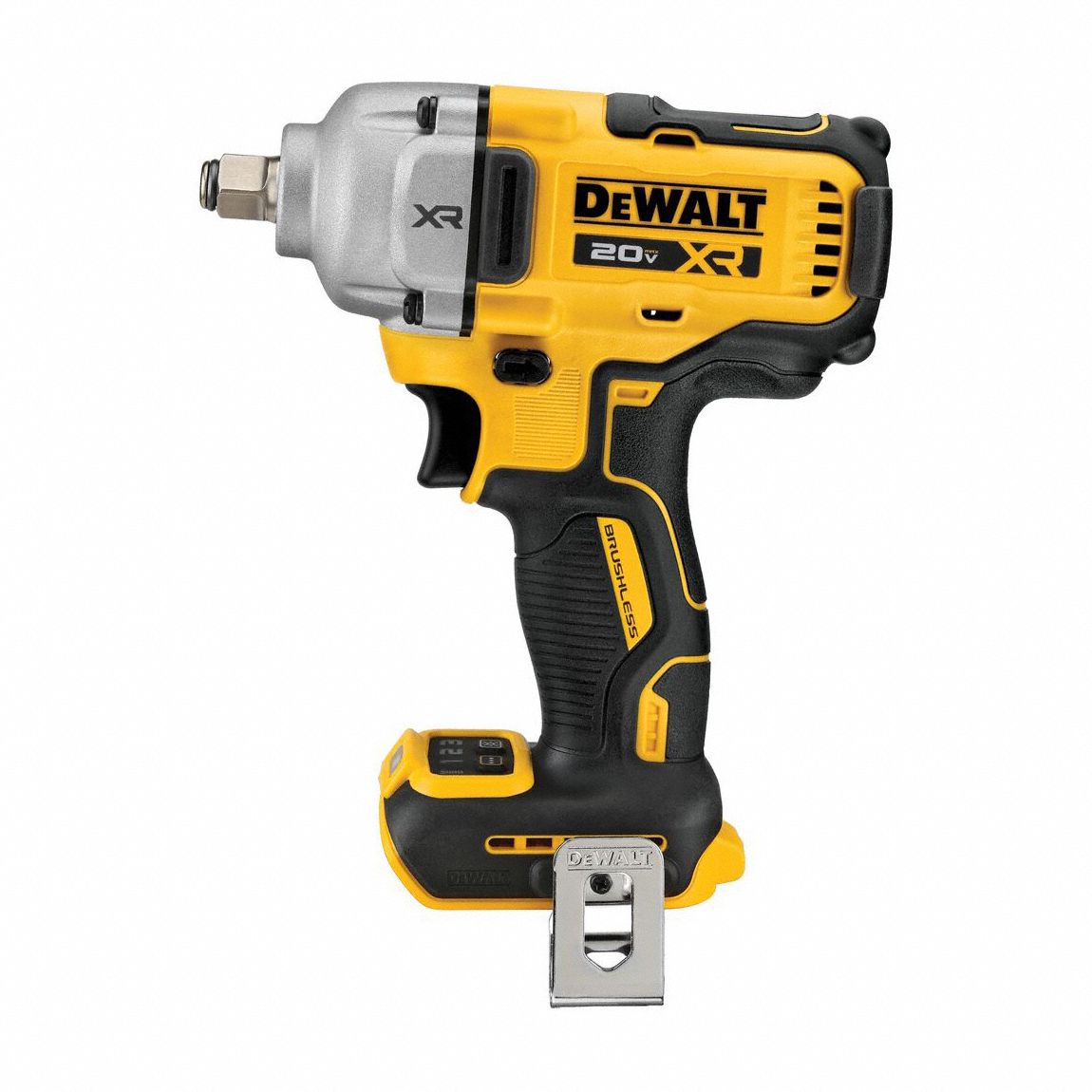 IMPACT WRENCH, CORDLESS, 20V, PISTOL GRIP, ½ IN HOG RING, 4-SPEED, 800 FT-LB