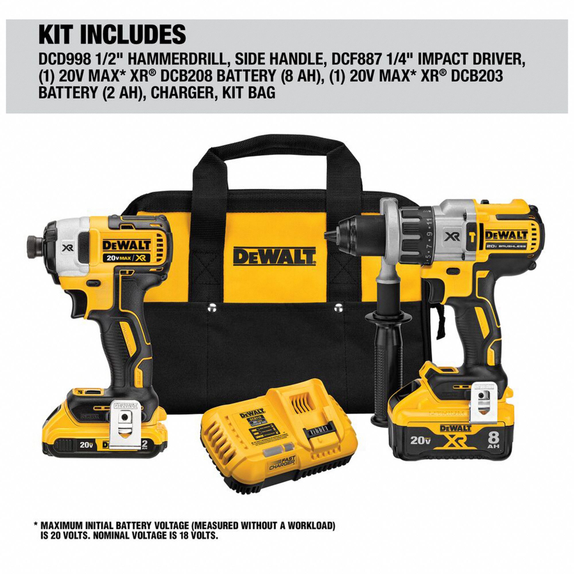 Dewalt 20 volt online 8ah battery