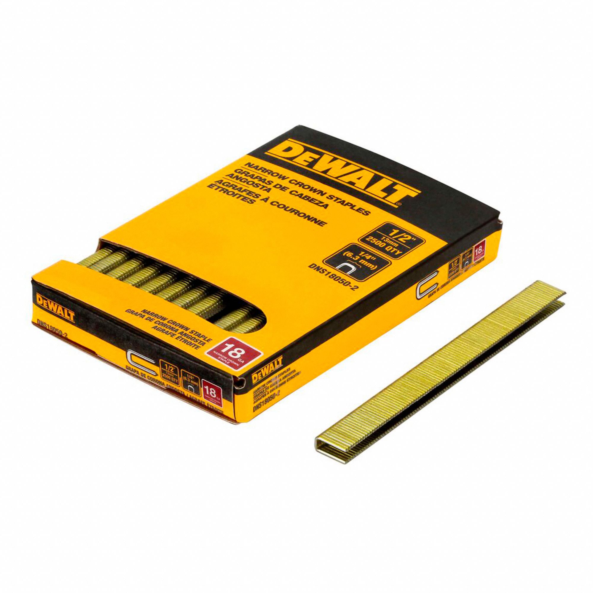 COLLATED STAPLES,18 GA,PK2500