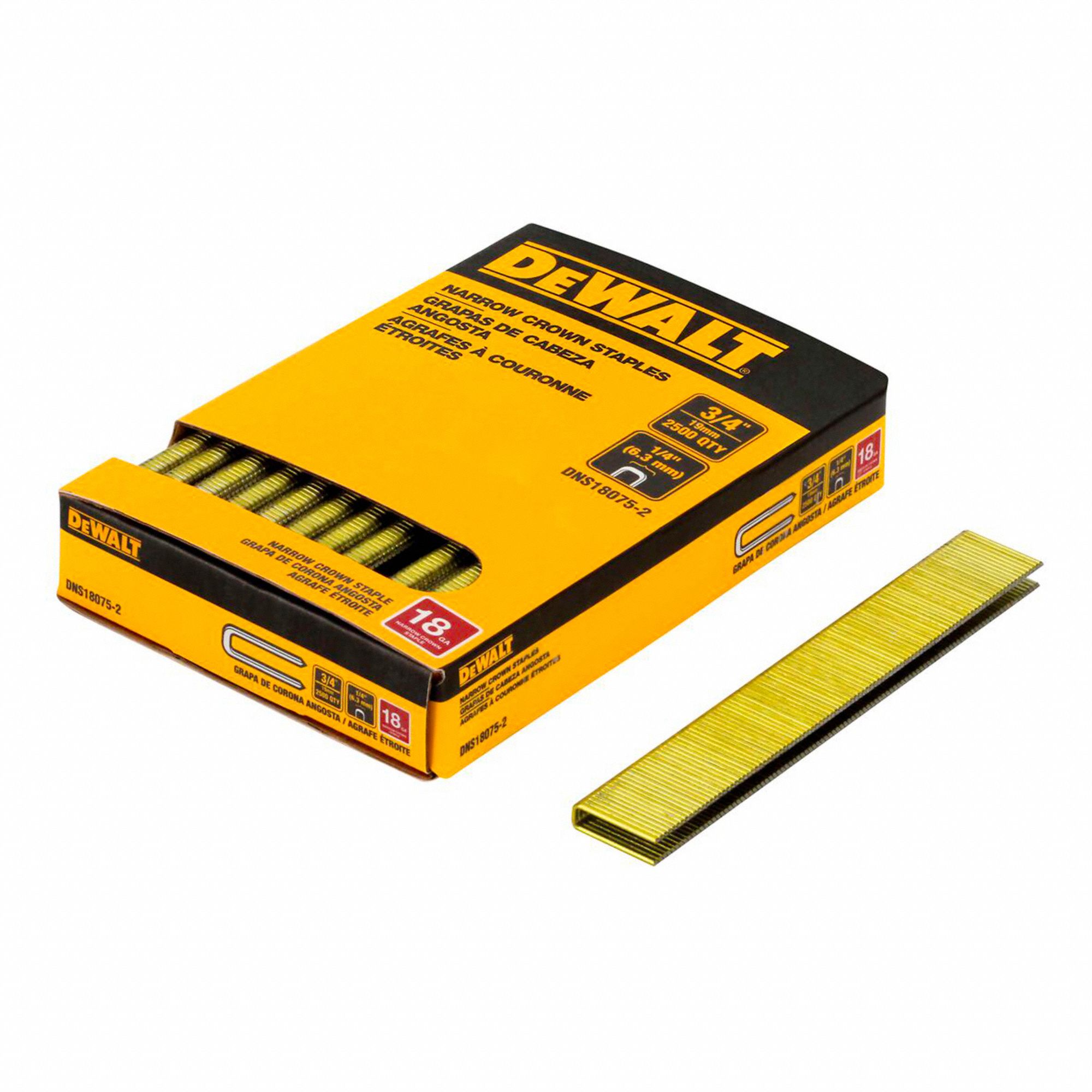 COLLATED STAPLES,18 GA,PK2500