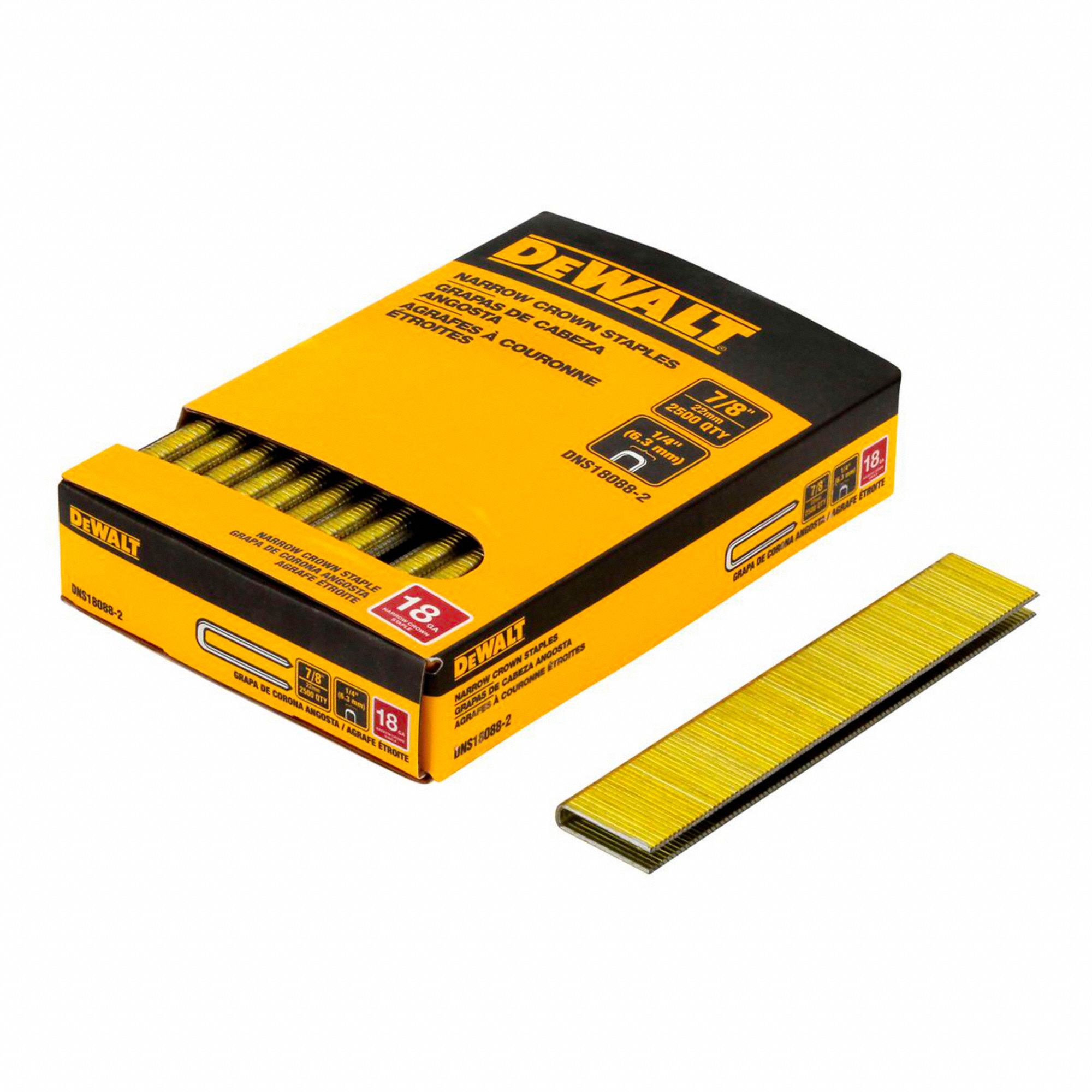 COLLATED STAPLES,18 GA,PK2500