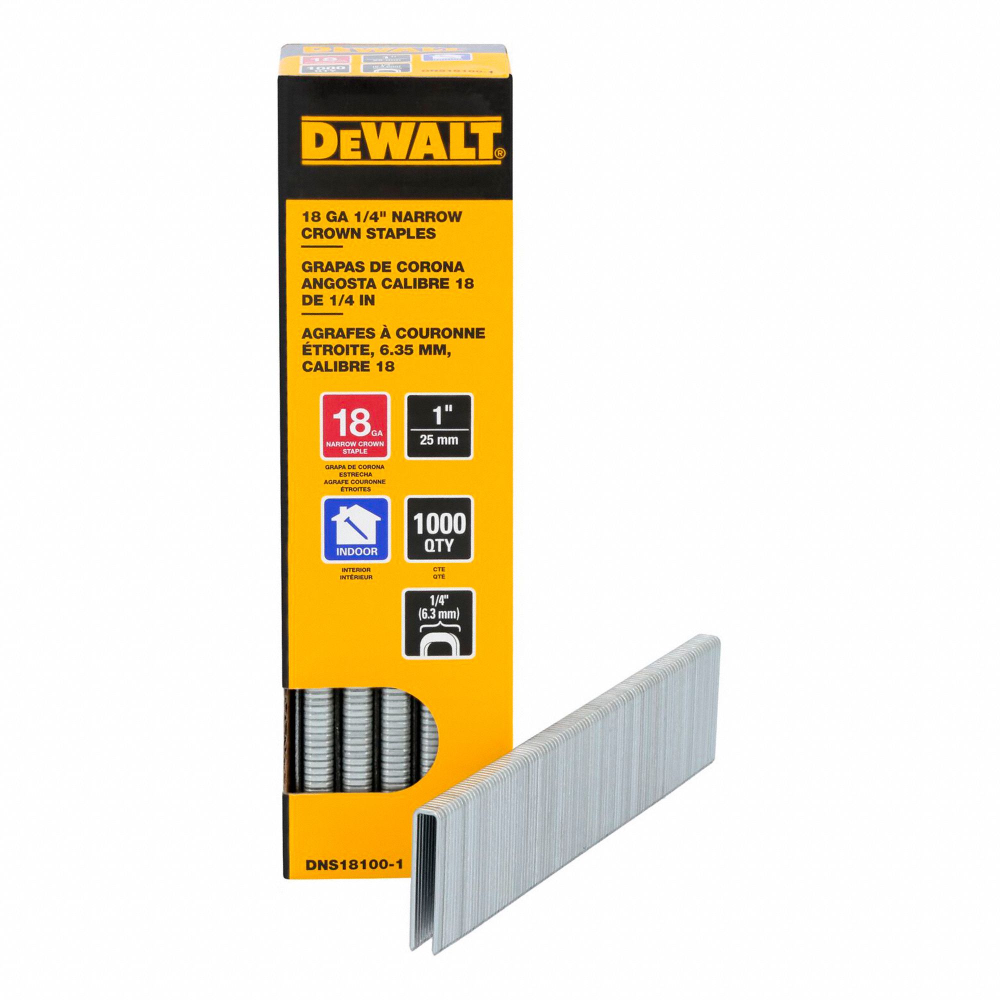 COLLATED STAPLES,18 GA,PK1000
