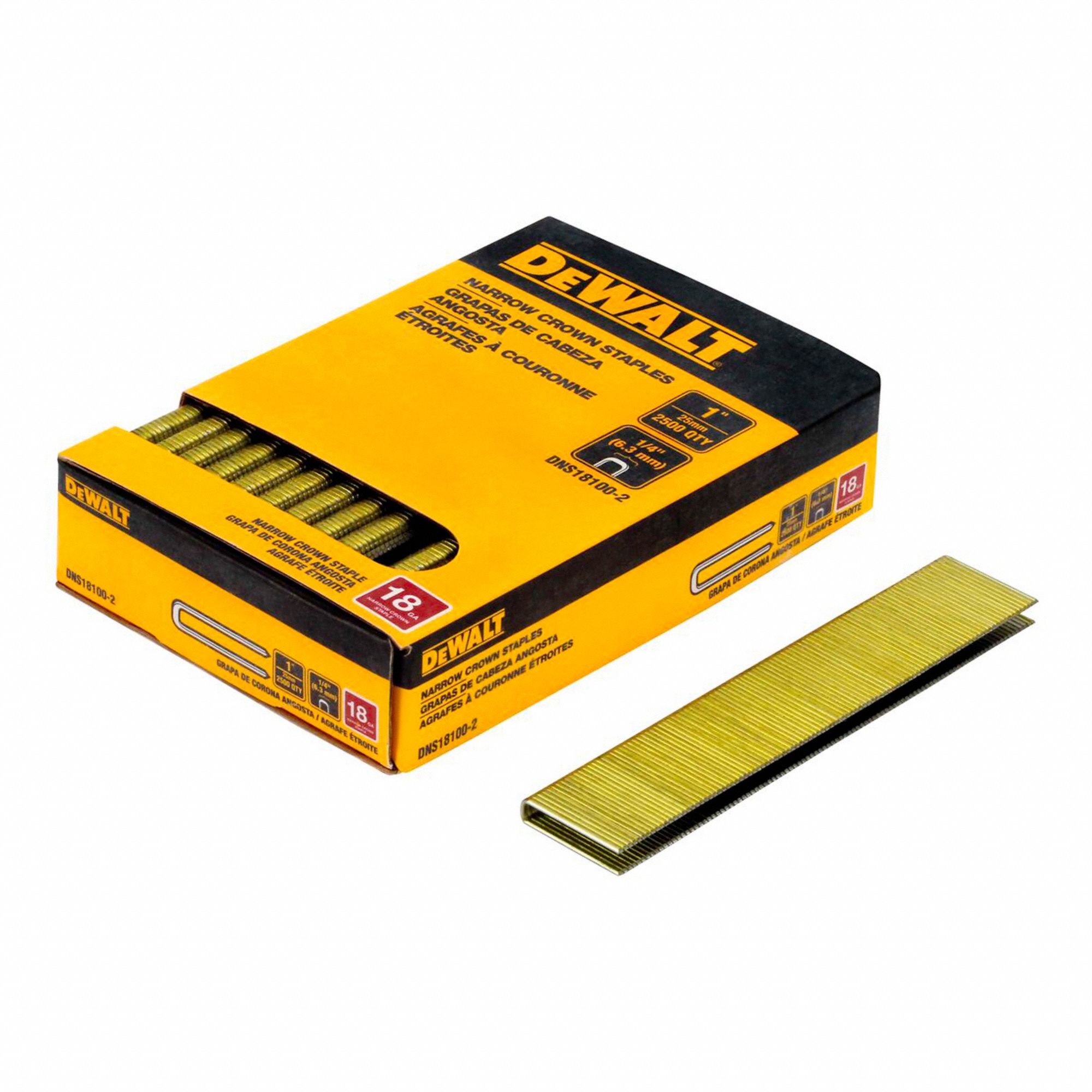 COLLATED STAPLES,18 GA,PK2500