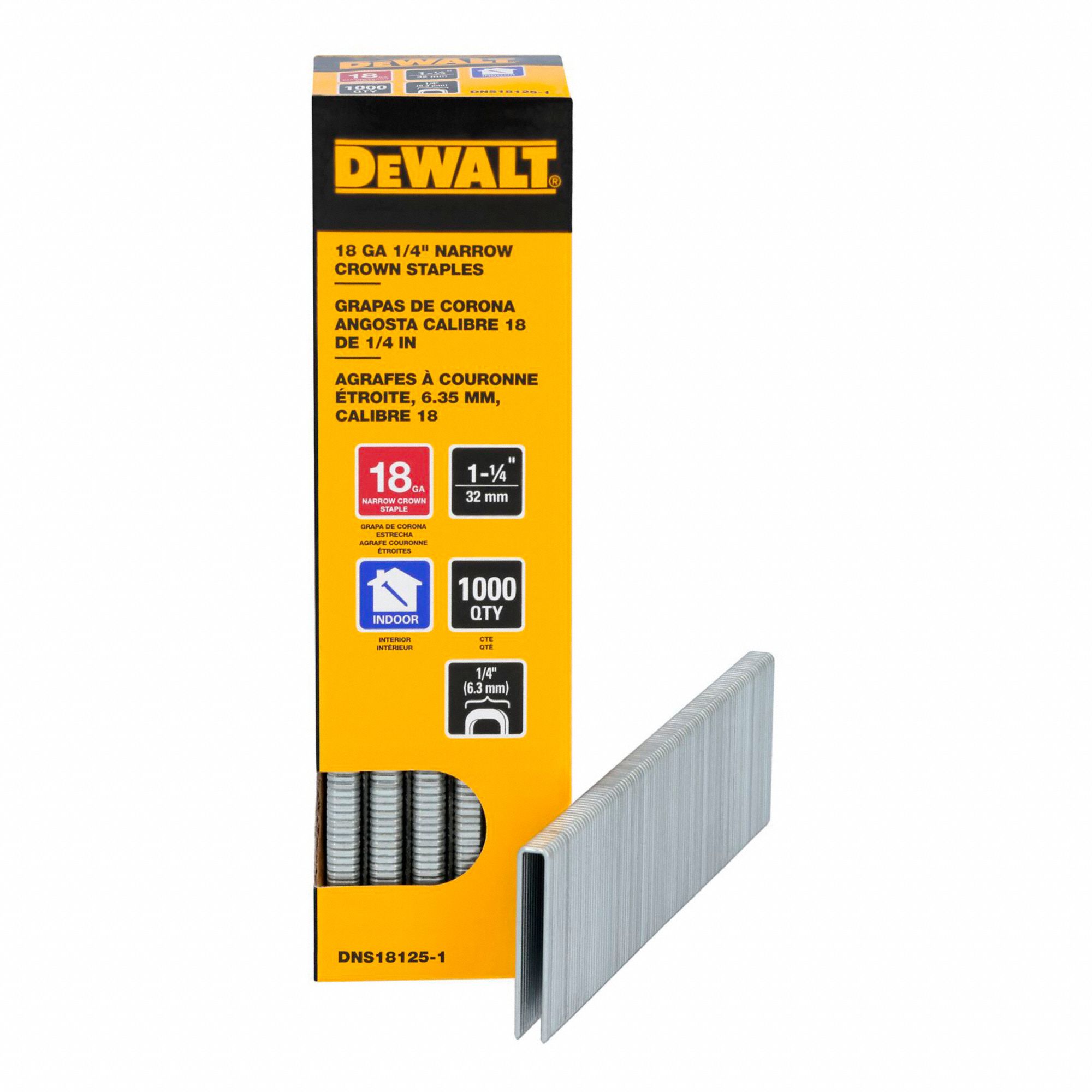 COLLATED STAPLES,18 GA,PK1000