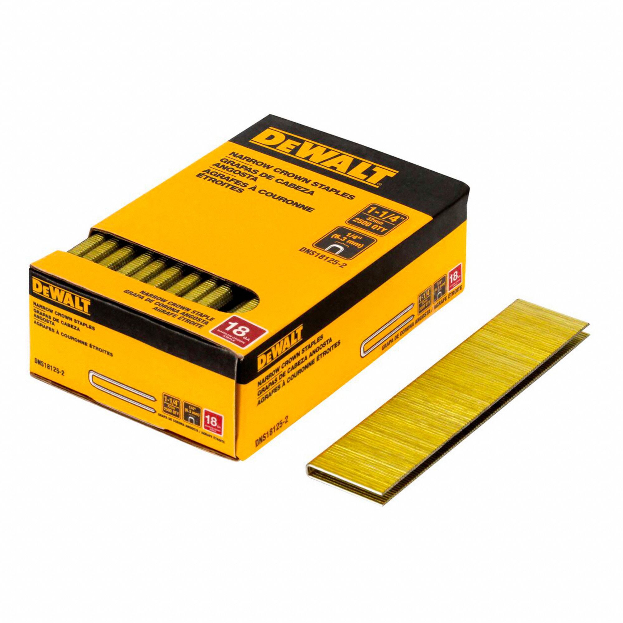COLLATED STAPLES,18 GA,PK2500