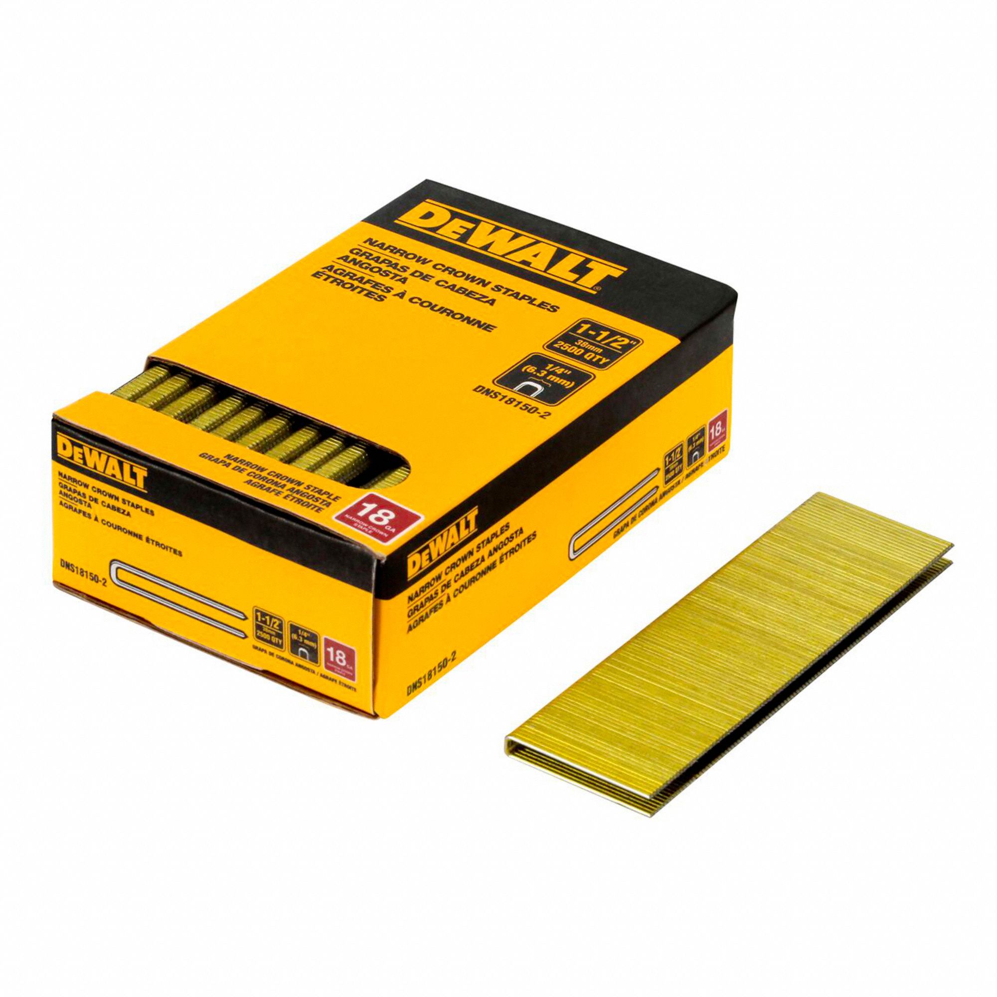 COLLATED STAPLES,18 GA,PK2500