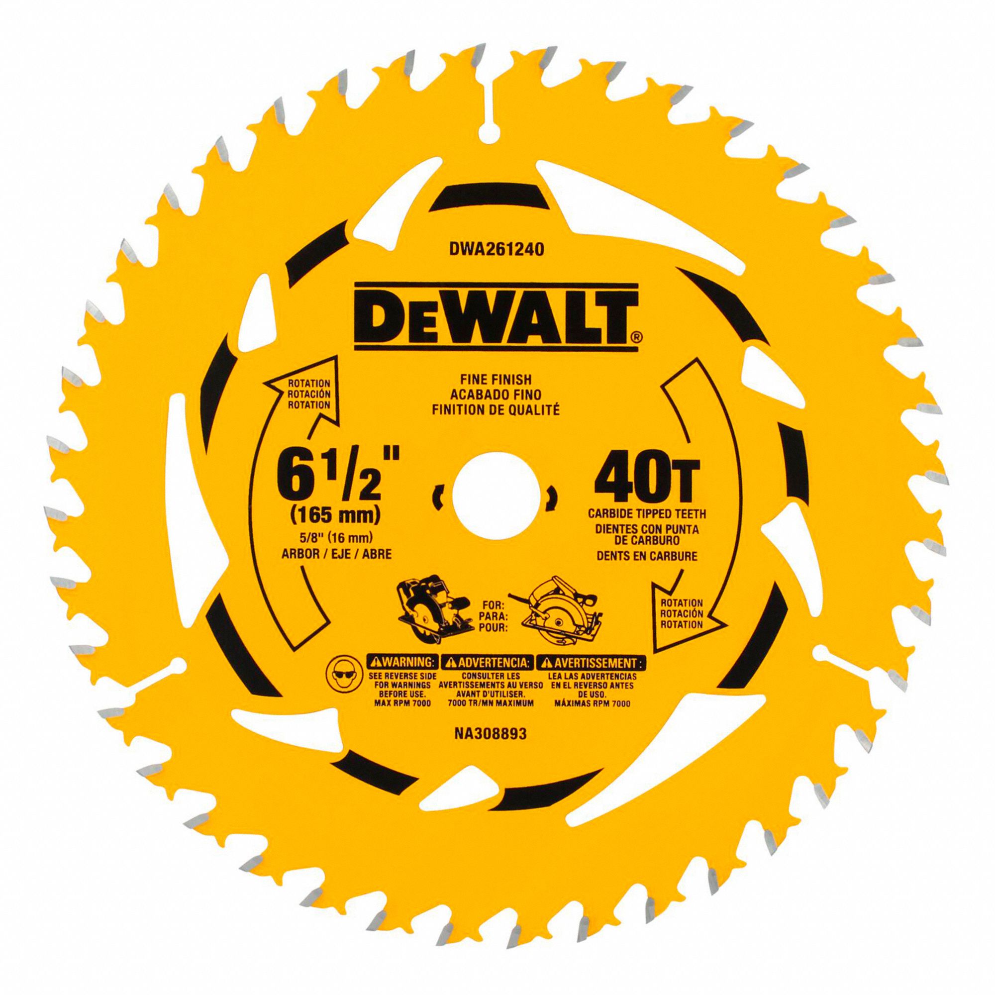 SAW BLADE,40 NUMBER OF TEETH