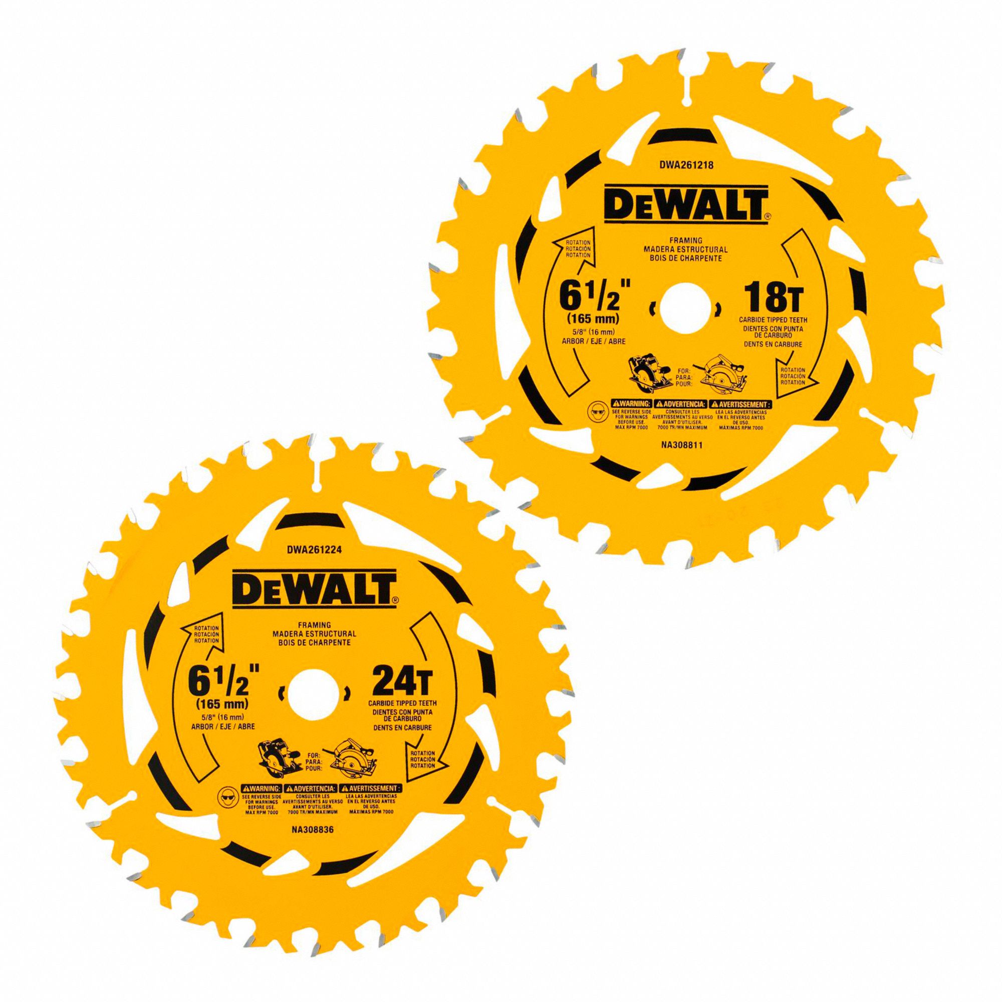 SAW BLADE,18, 24 NUMBER OF TEETH,PK2