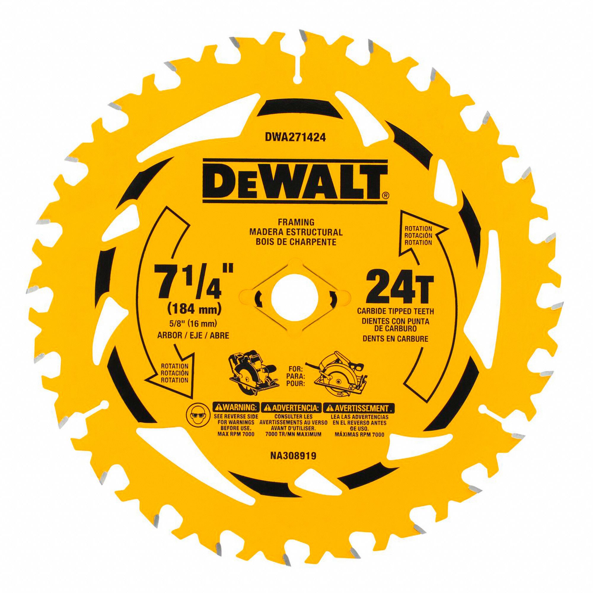 SAW BLADE,24 NUMBER OF TEETH,PK2
