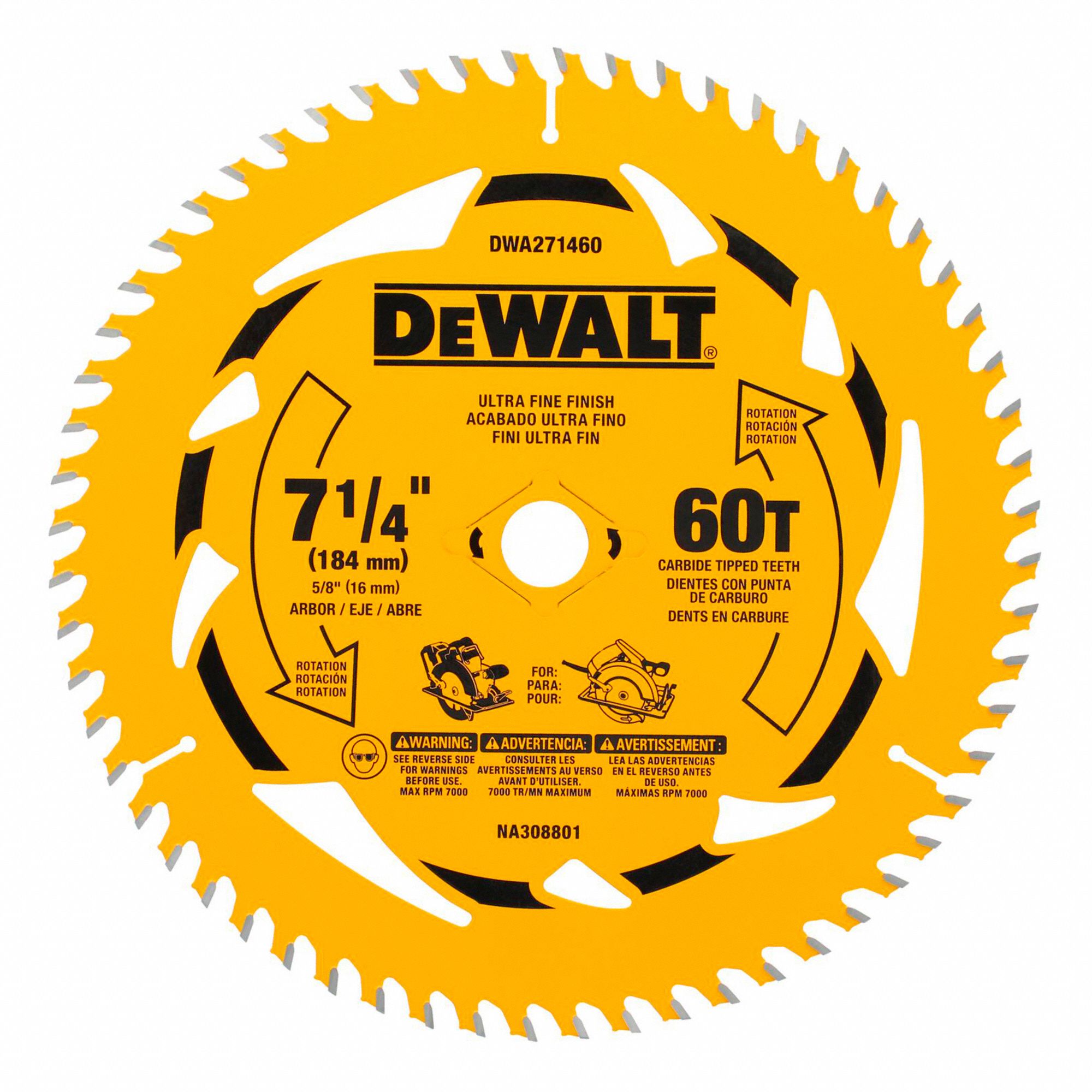 SAW BLADE,60 NUMBER OF TEETH,PK10