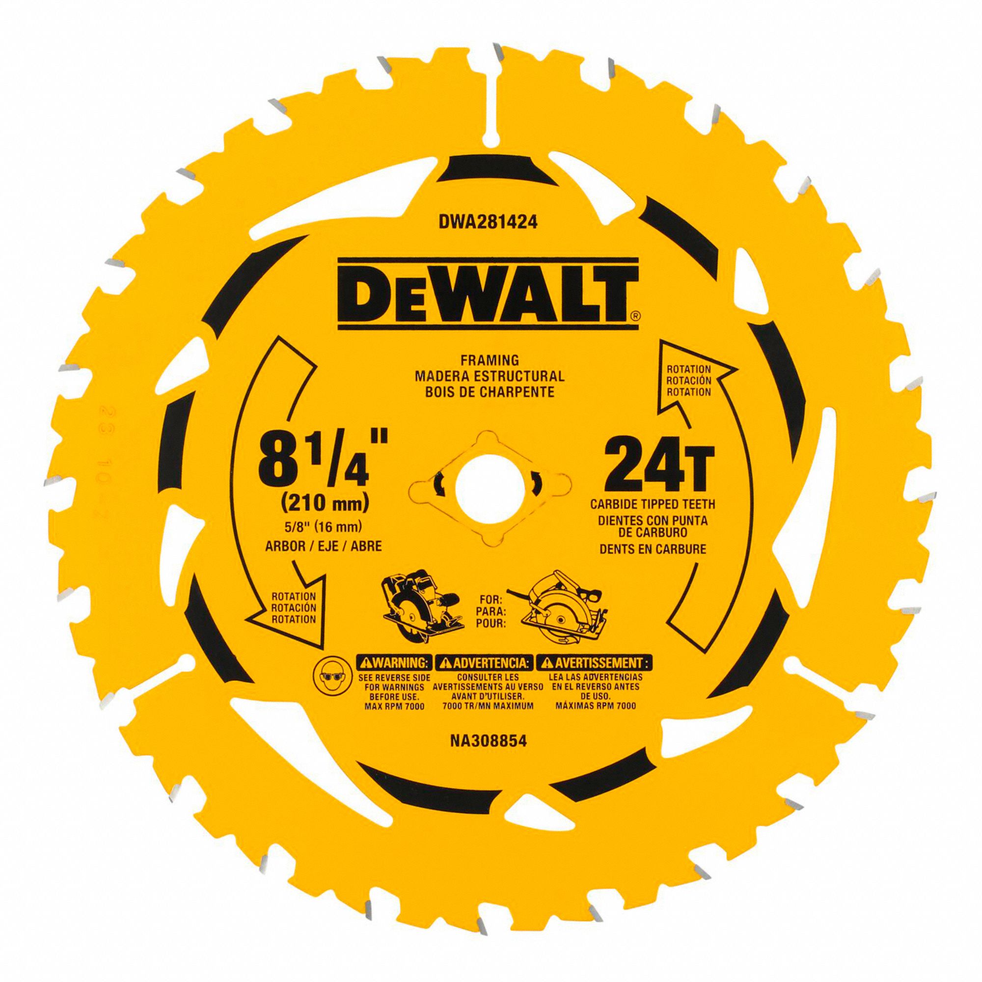 SAW BLADE,24 NUMBER OF TEETH