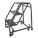 SPRING LOADED LADDER,28.5 IN H,20 IN W