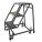 SPRING LOADED LADDER,28.5 IN H,30 IN W