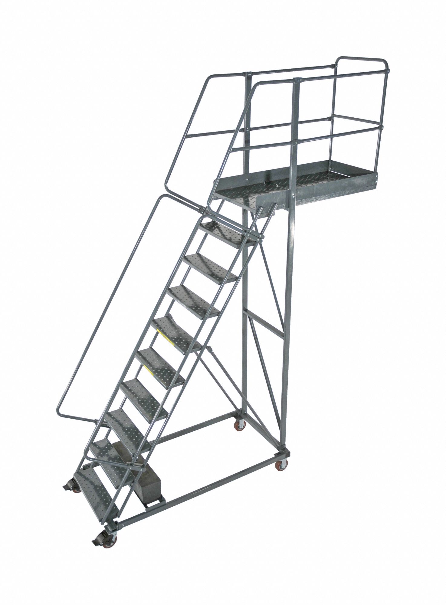 HD CANTILEVER ROLL LADDER,32"X71",10 STP