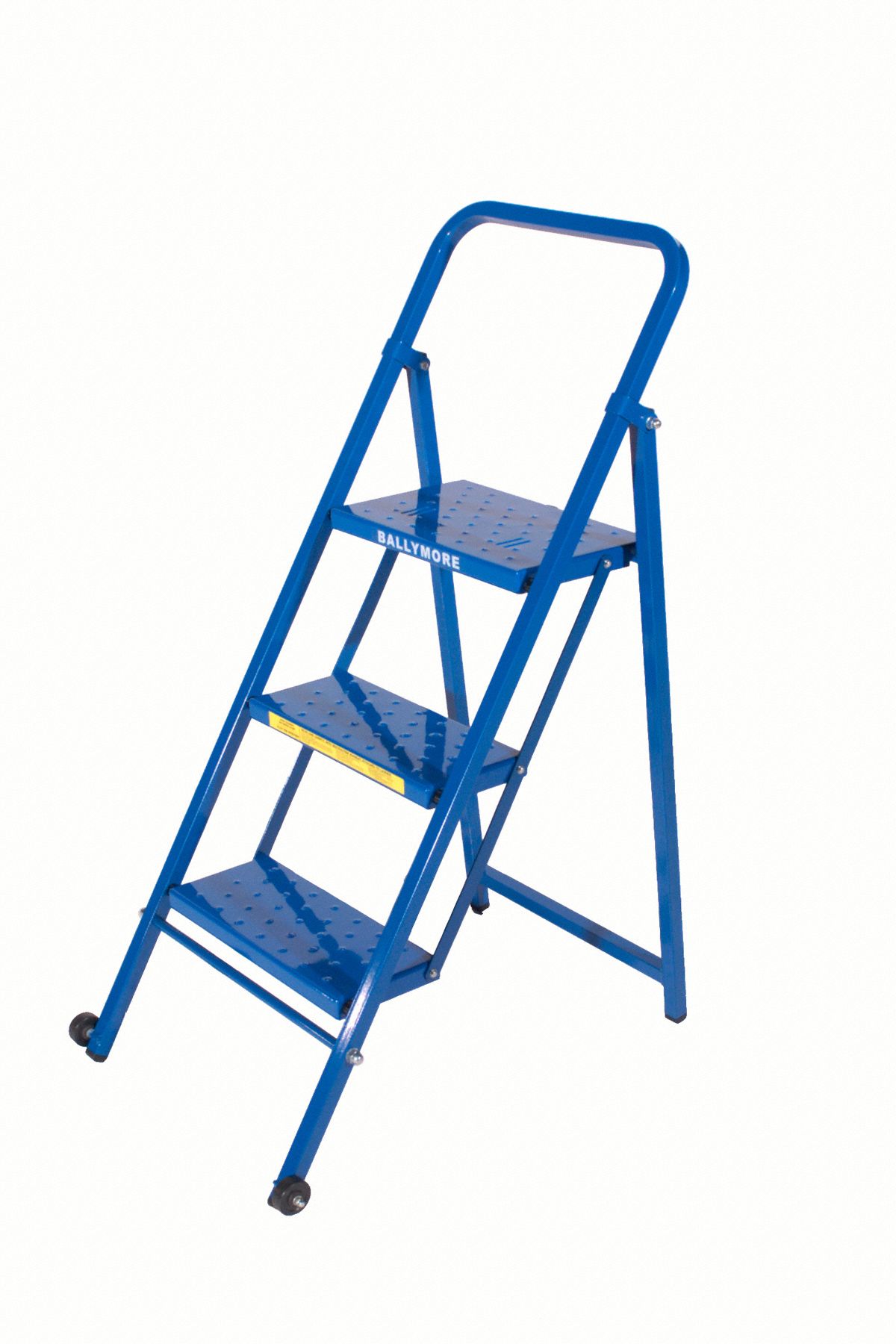 FOLDING ROLLING LADDER,52 IN H,21 IN W