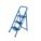 FOLDING ROLLING LADDER,52 IN H,21 IN W