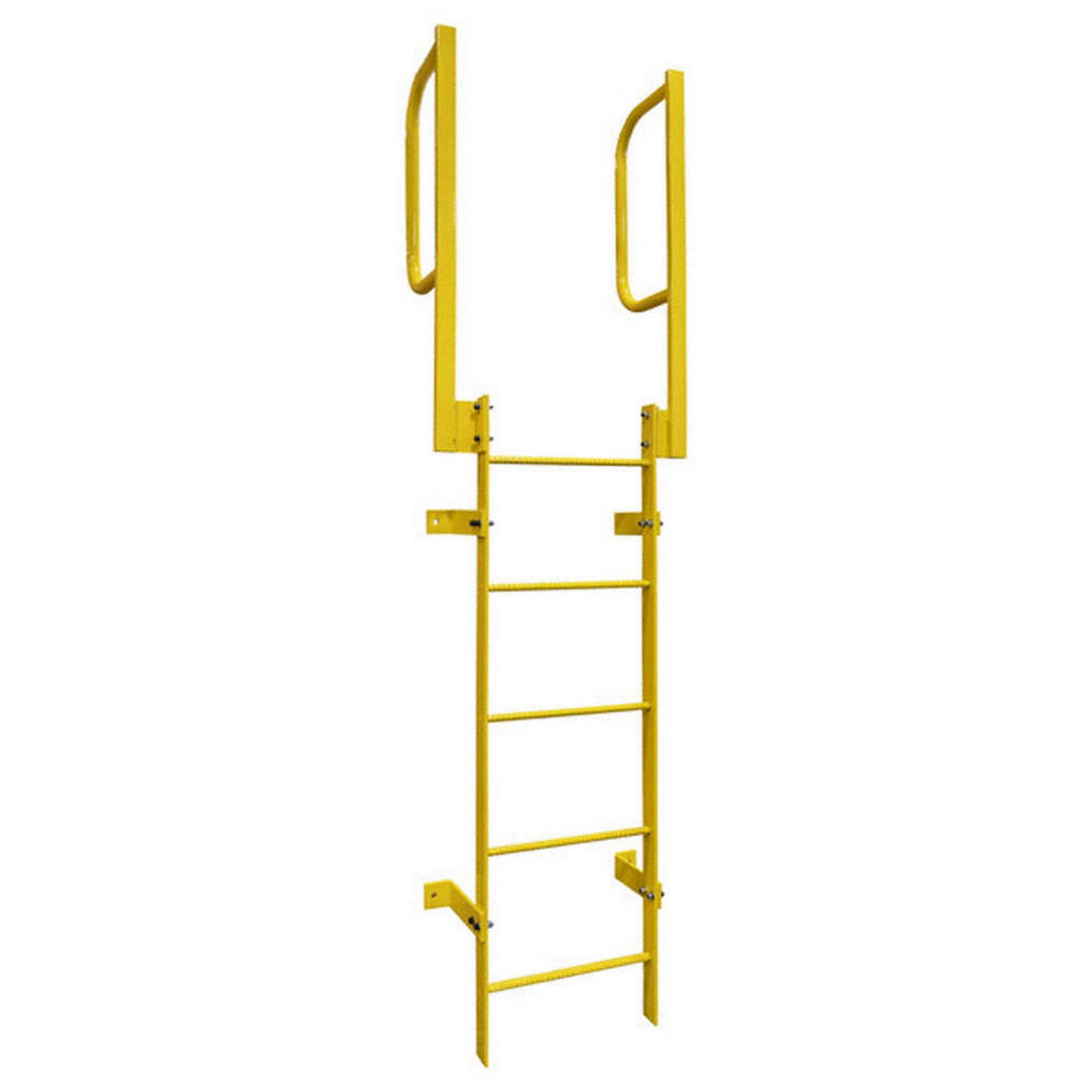 LADDER,WALK-THRU FIXED,STEEL,12-RUNG