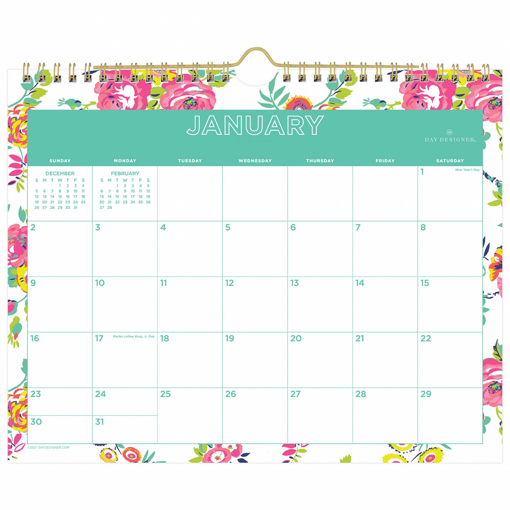 BLUE SKY, Wall Calendar 798AA0BLS103629 Grainger