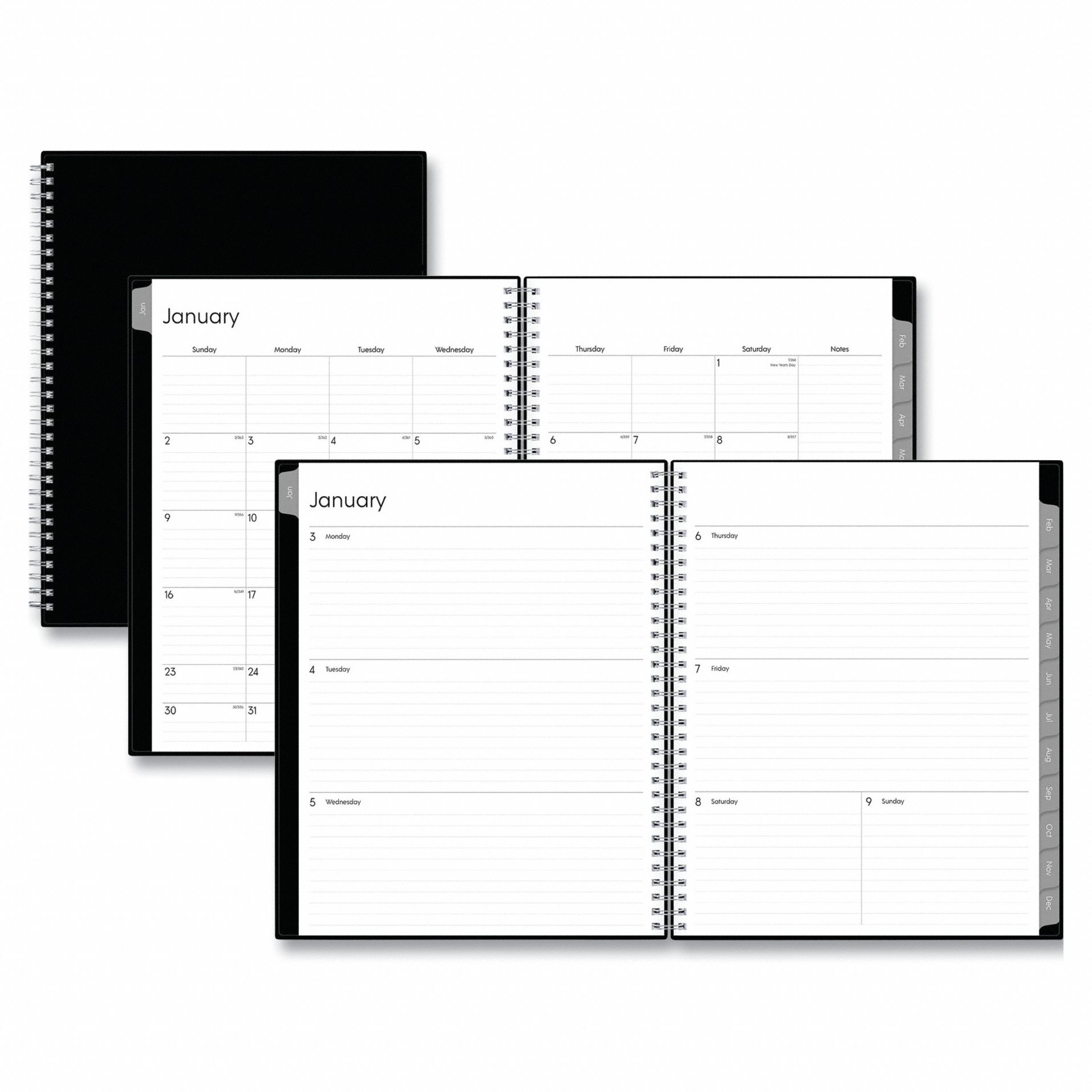 Planner: 8-1/2 x 11 in Sheet Size, Weekly, Monthly