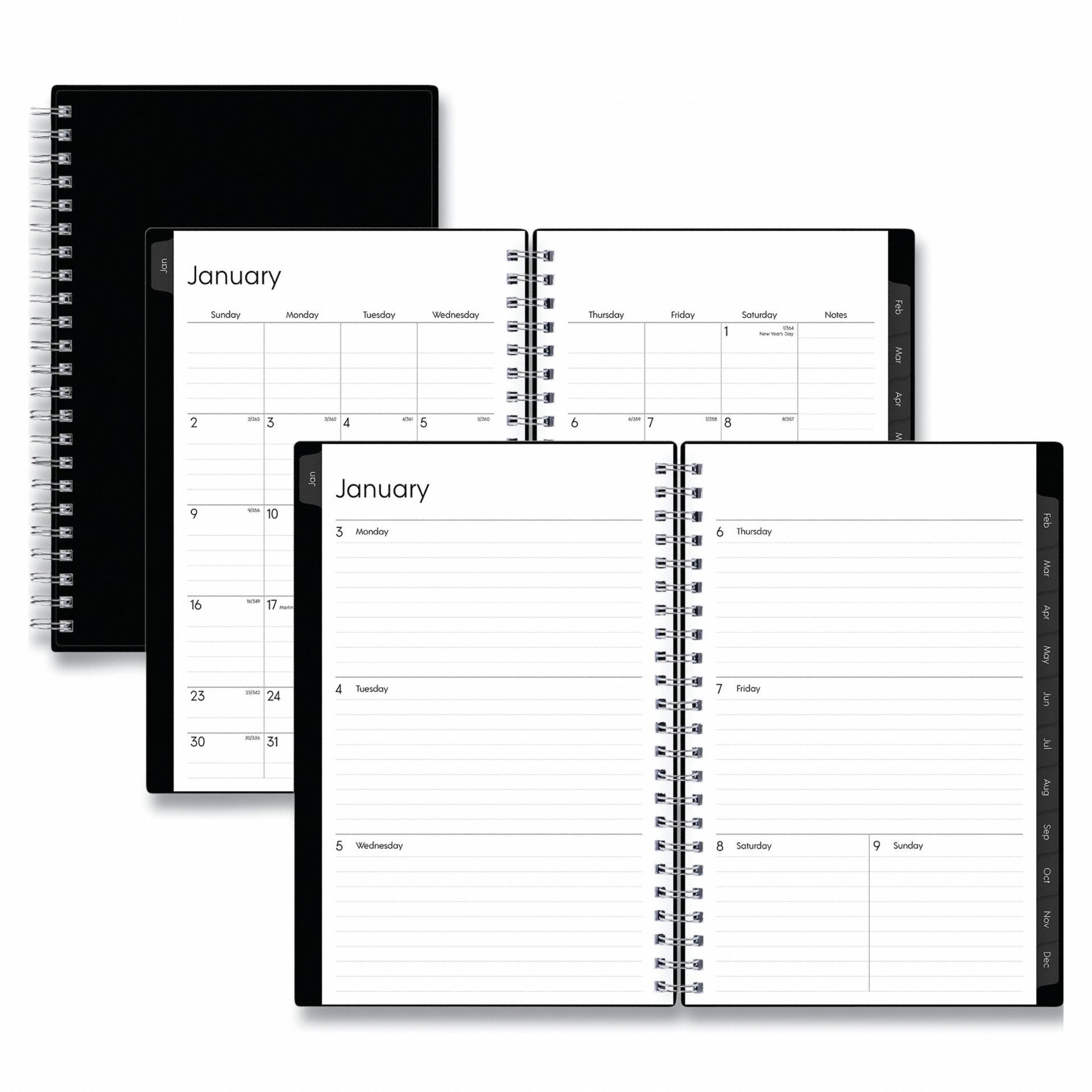 Planner: 5 x 8 in Sheet Size, Weekly, Monthly