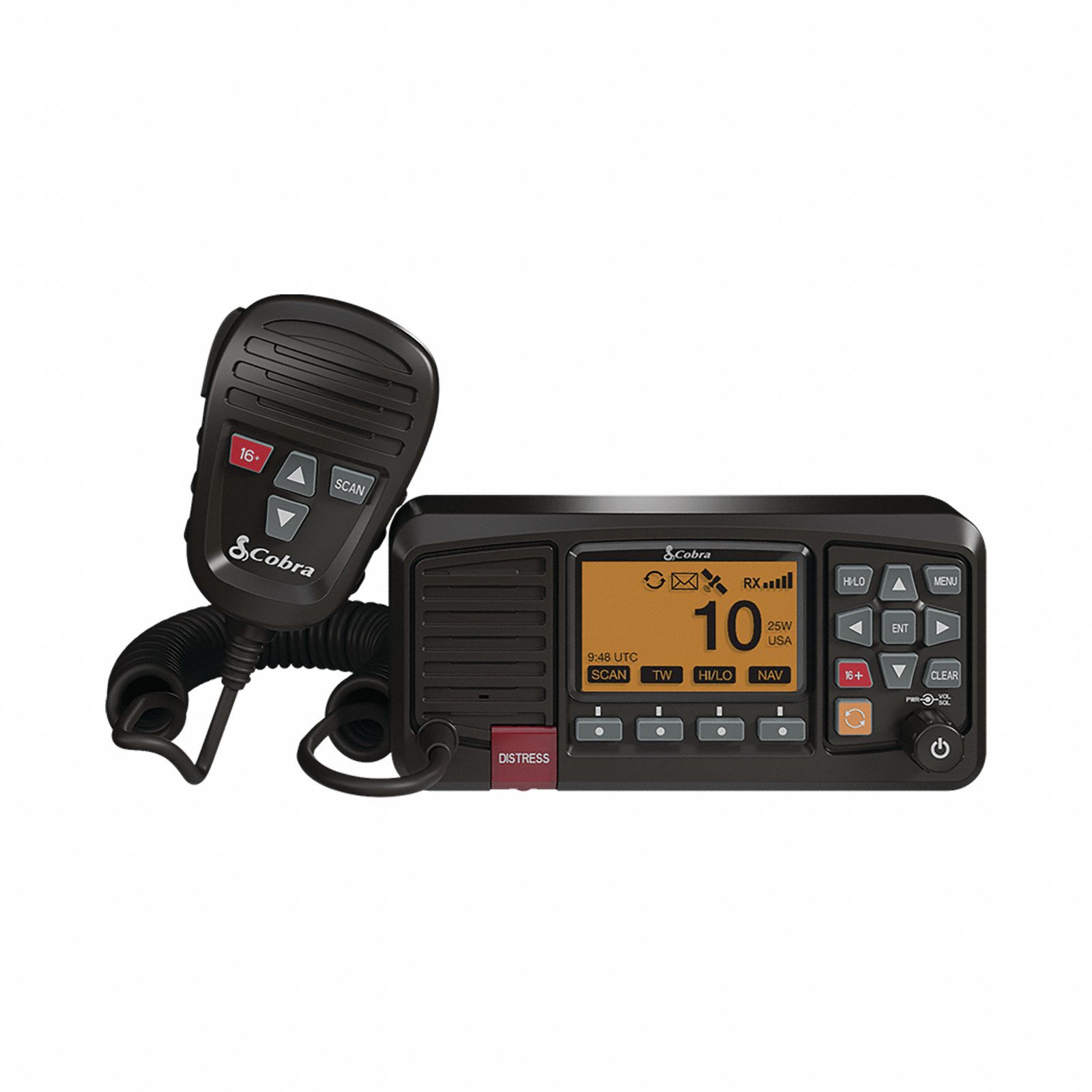 Marine Radio VHF Black DSC