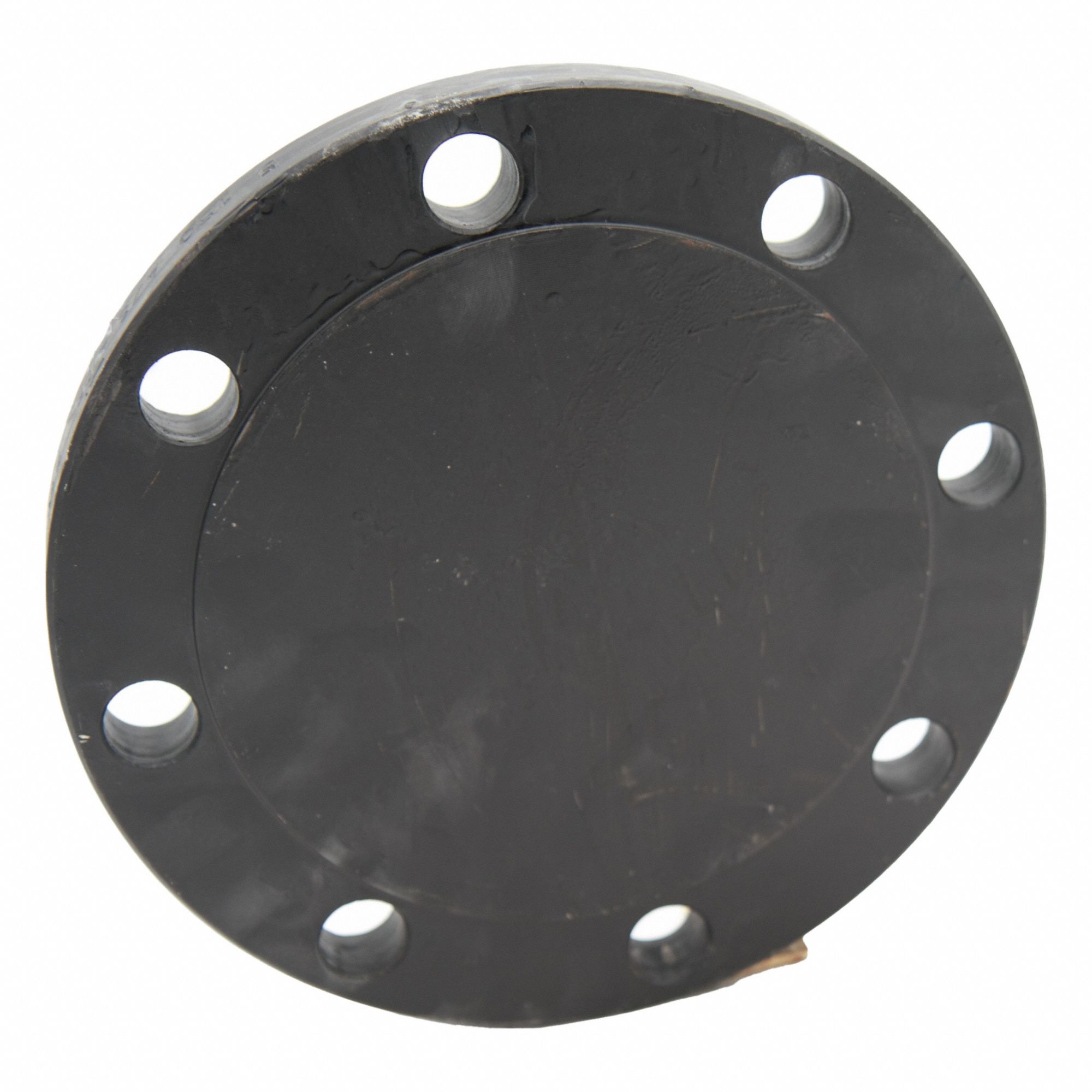 Blind Flange: Carbon Steel, Lap Joint Flange, 5 in Pipe Size, 600, 8 Bolt Holes