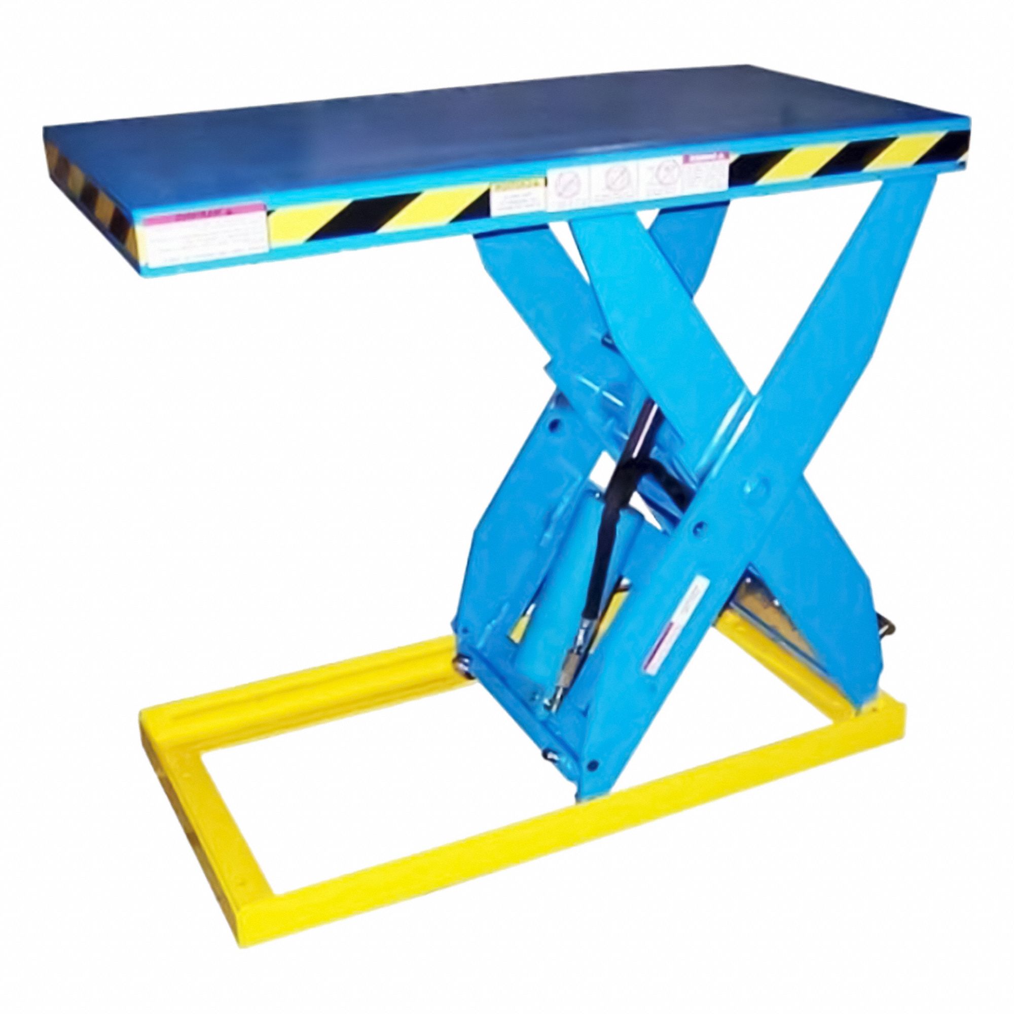 BALLYMORE Scissor Lift Table: Electric, 3,300 lb Load Capacity, 43 1/4 in Max Lifting Ht, 115V AC (MPN BM-MMD-3.3K-43R-3648-F). Key specifications — attr925632: BALLYMORE; attr925651: 115V AC; attr925643: Hydraulic.