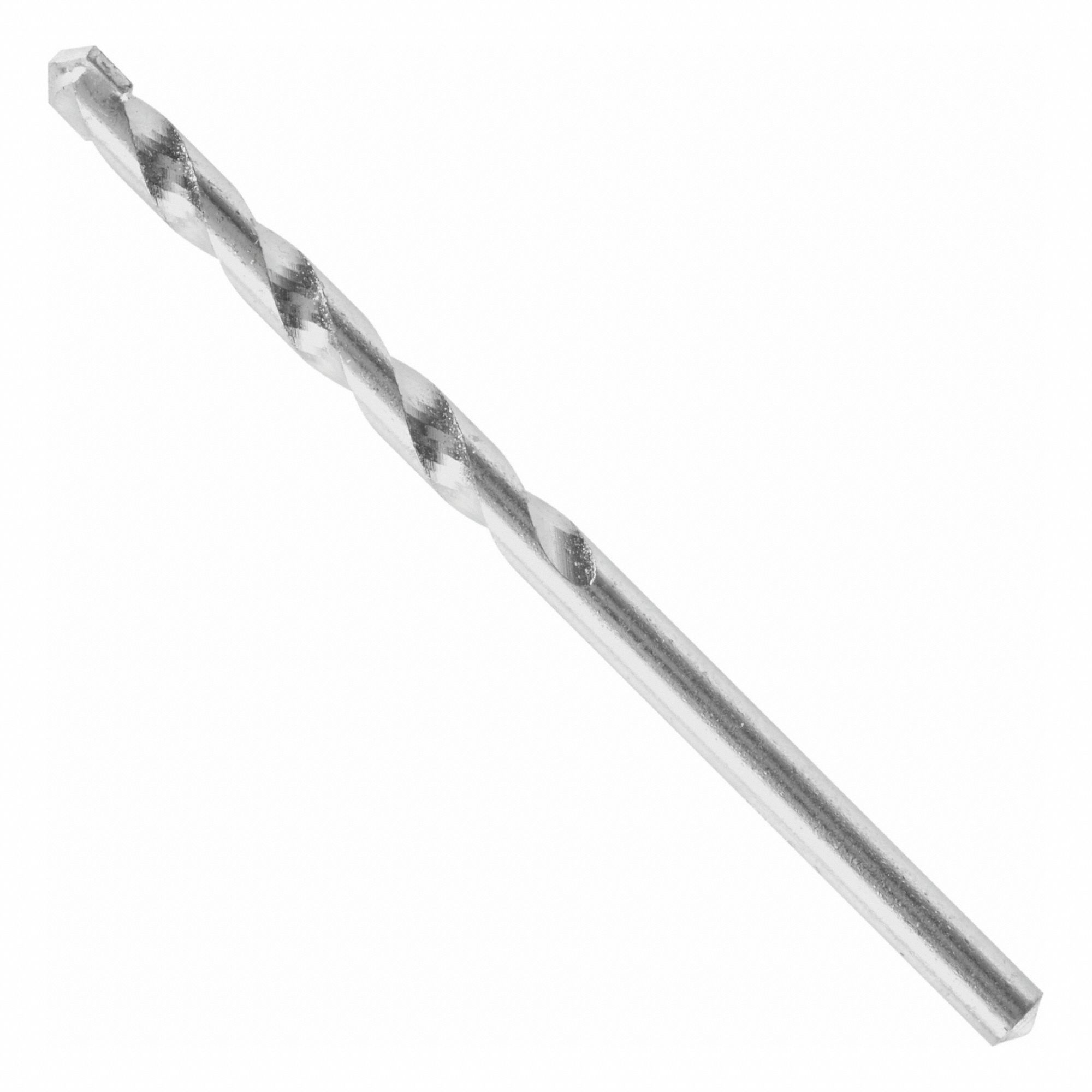 Fast Spiral Rotary Masonry Drill Bit: 3/16 in Drill Bit Size, 2 in Max Drilling Dp