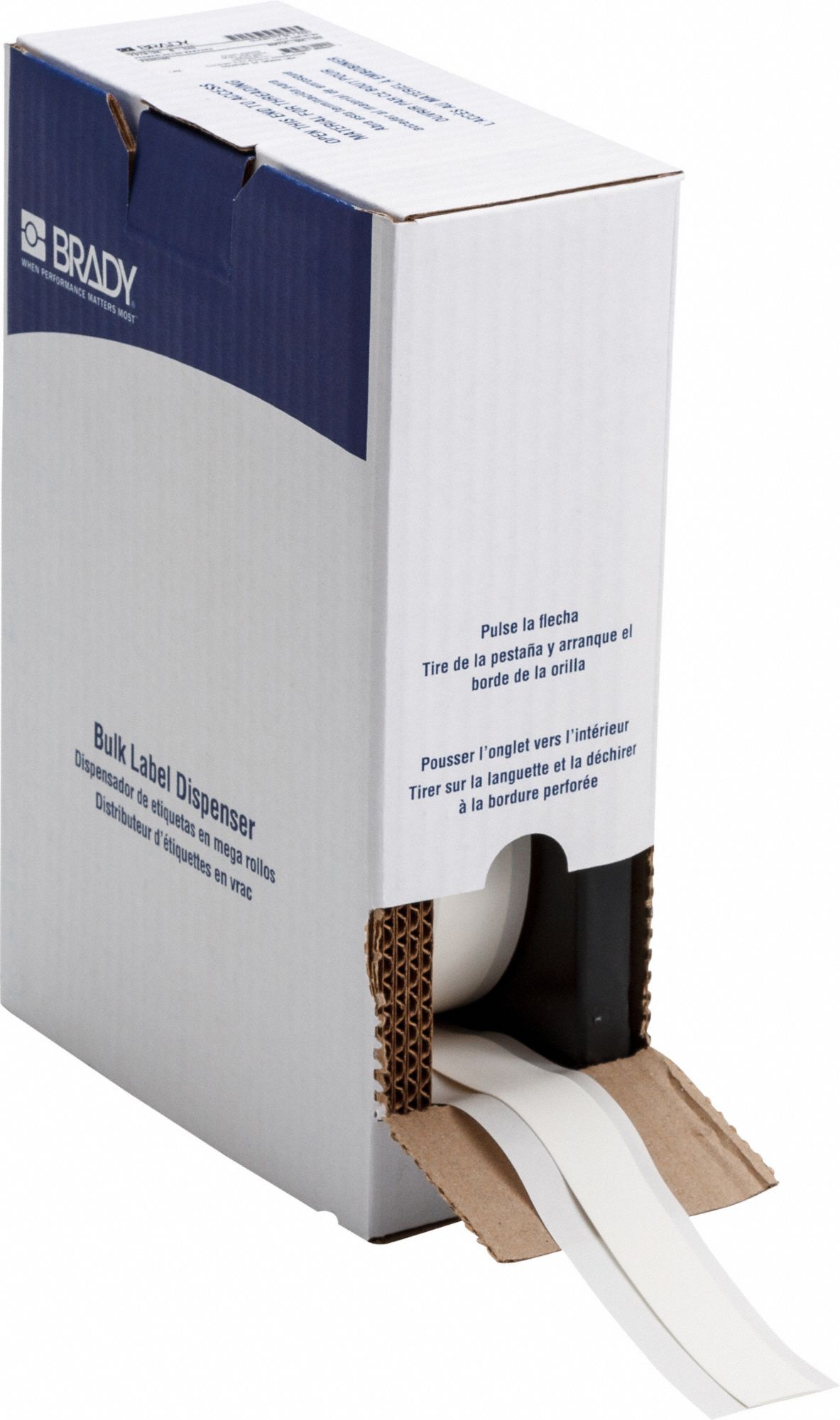 Sleeve Label: 27/32 in, Polyolefin, White (Matte), For 1 AWG to 8 AWG Wire Gauge