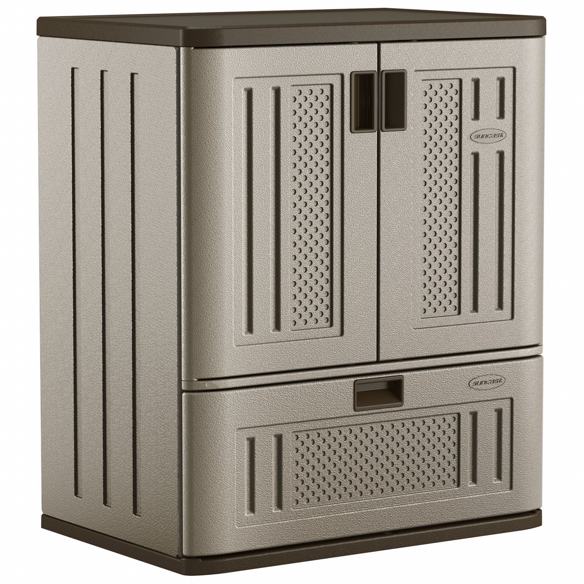 34 cu ft Capacity, Gray, Plastic Storage Cabinet - 795FF4