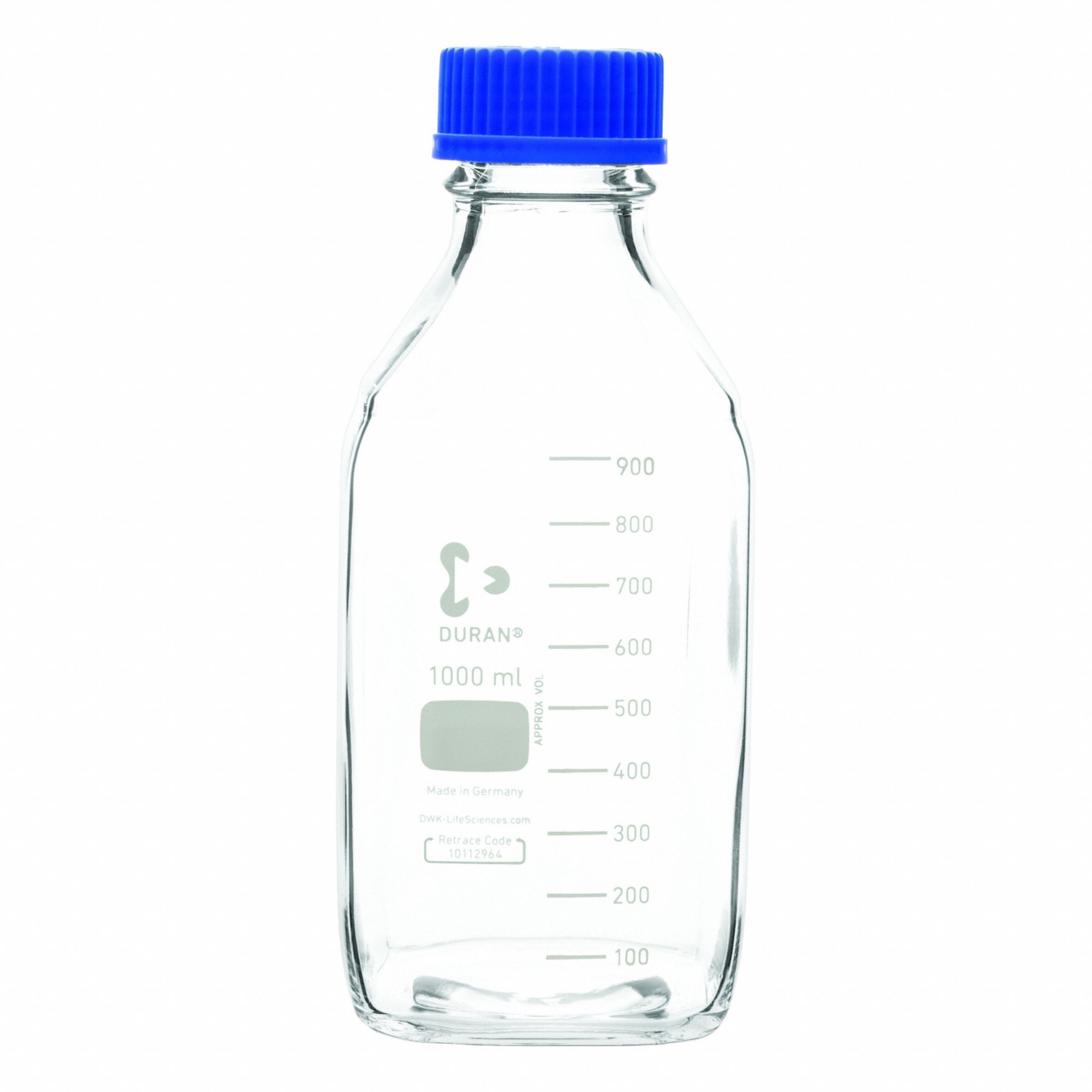 UNITED SCIENTIFIC SUPPLIES INC Media/Storage Bottle: 250 mL, Cap, GL-45, 143 mm, Colorless, Attached (MPN BMS0250). Key specifications — Closure Type: Cap; Mouth Size: Narrow; Screw Closure Size: GL-45; Brand: UNITED SCIENTIFIC SUPPLIES INC; Body Color: Colorless.