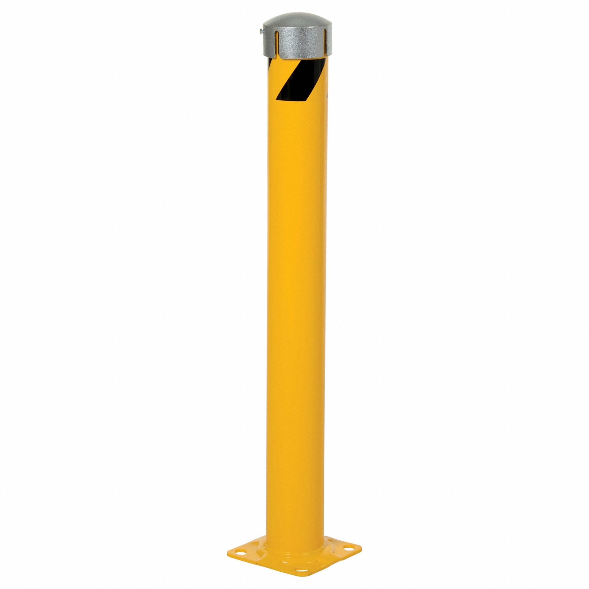 GRAINGER APPROVED BOL-JKS-42-4.5 Bollard ,42 in H,Yellow ,Carbon Steel 45XC52