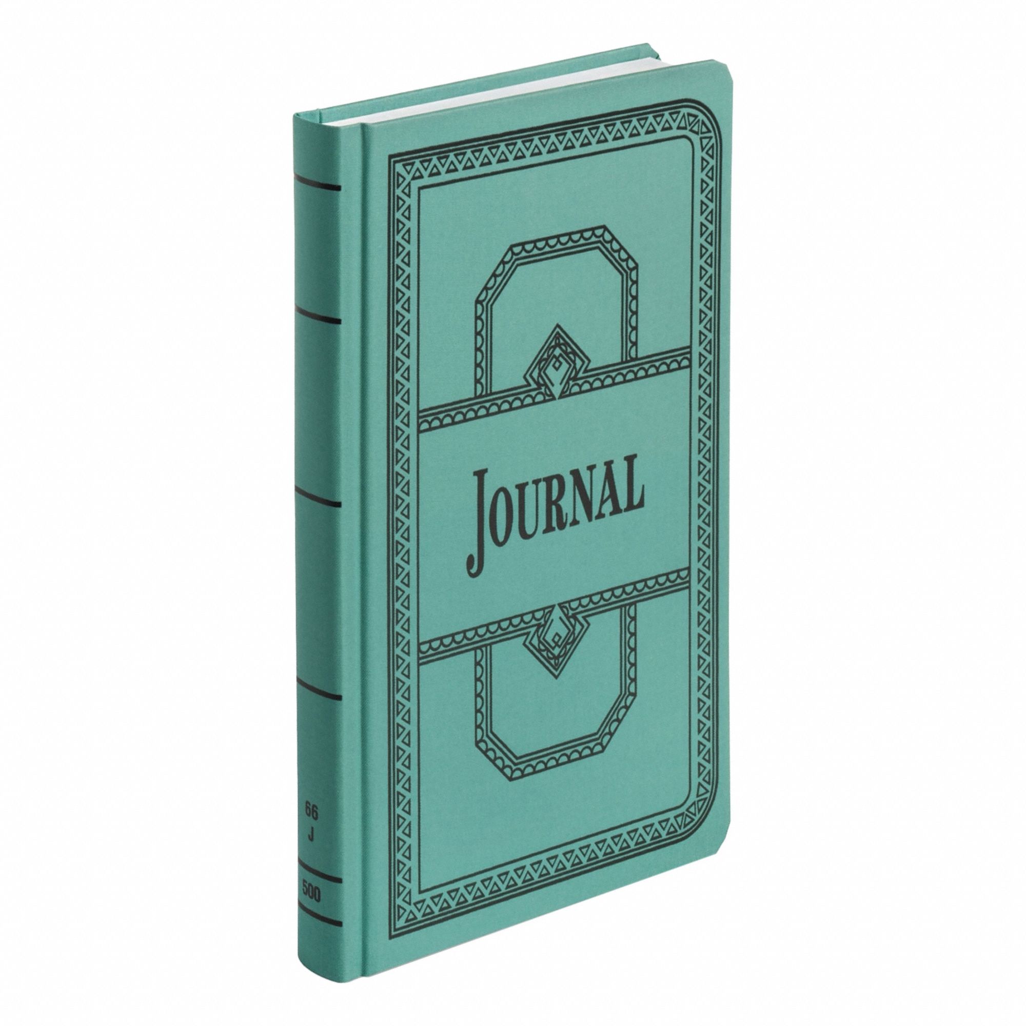 Accounting Book: 500 Sheets, Ribbon/Table of Contents, 7 5/8 in, 12 1/4 in, Blue