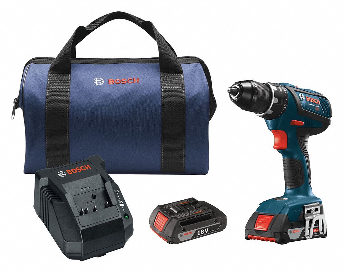 Bosch 18 V Iones de litio Taladro Dos herramienta Combo Kit