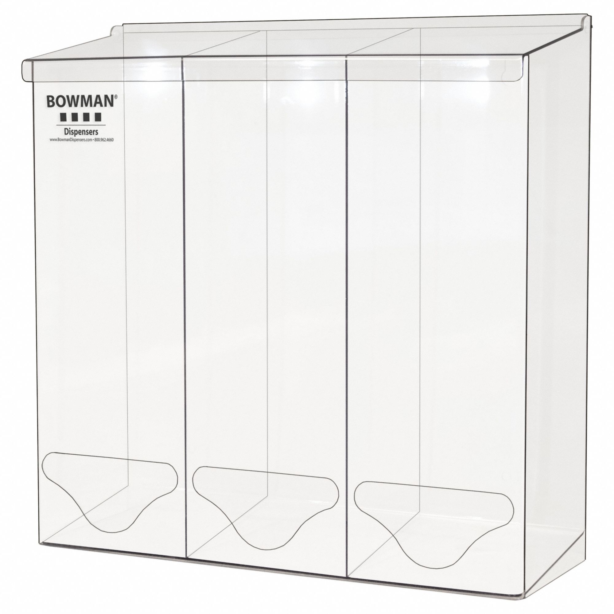 Bulk Dispenser Clear 18 3/8 W