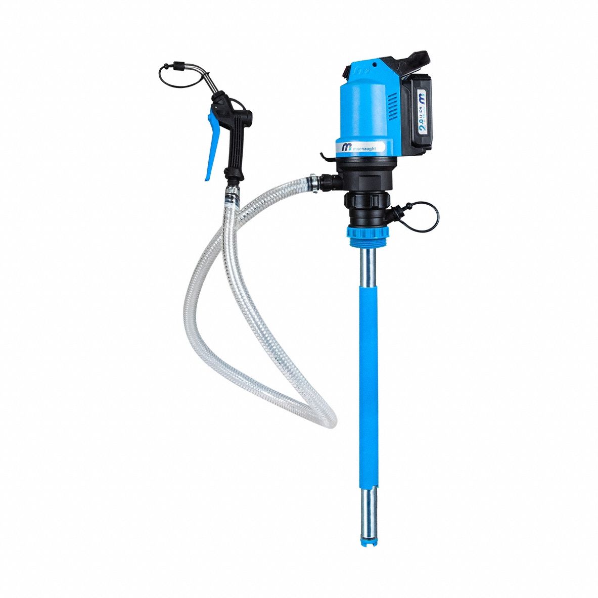 Battery Operated Pump: Pumps with Discharge Hose & Nozzle, 18V Battery Size, 41/500 hp HP