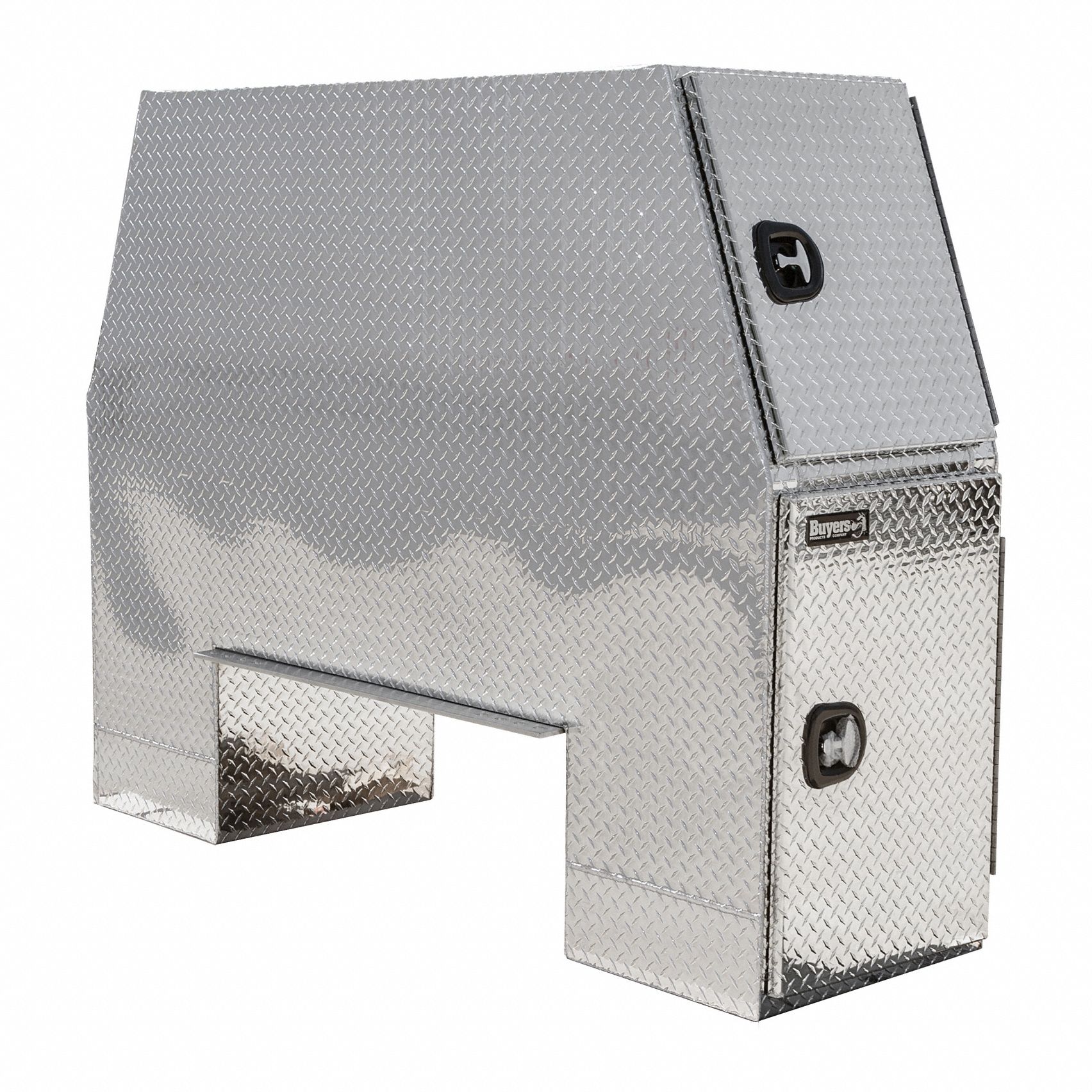 Backpack: Backpack Truck Box, Aluminum, 70 in Overall Dp, 24 in Overall Ht, Silver