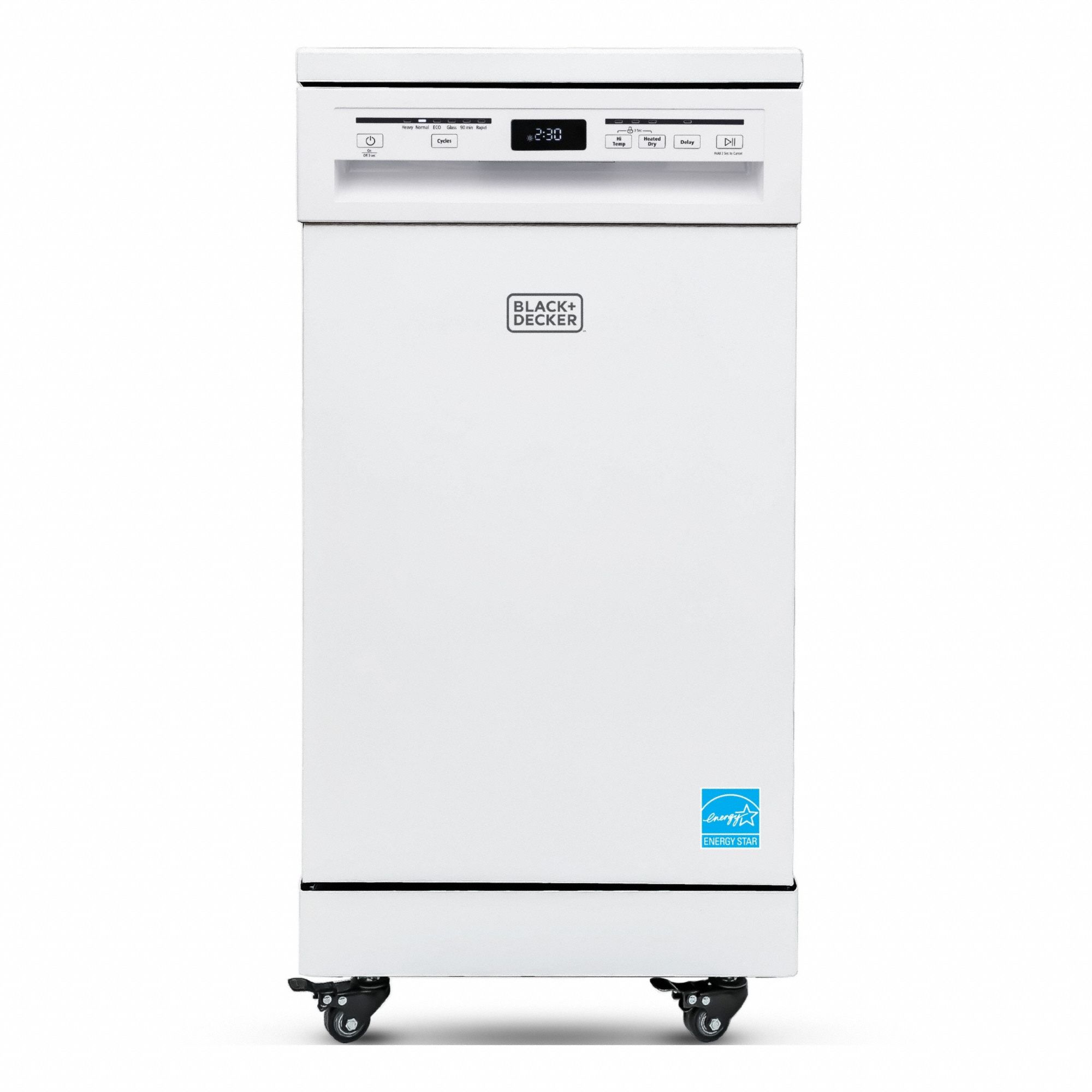 Dishwasher: White, Energy Star Certified, White