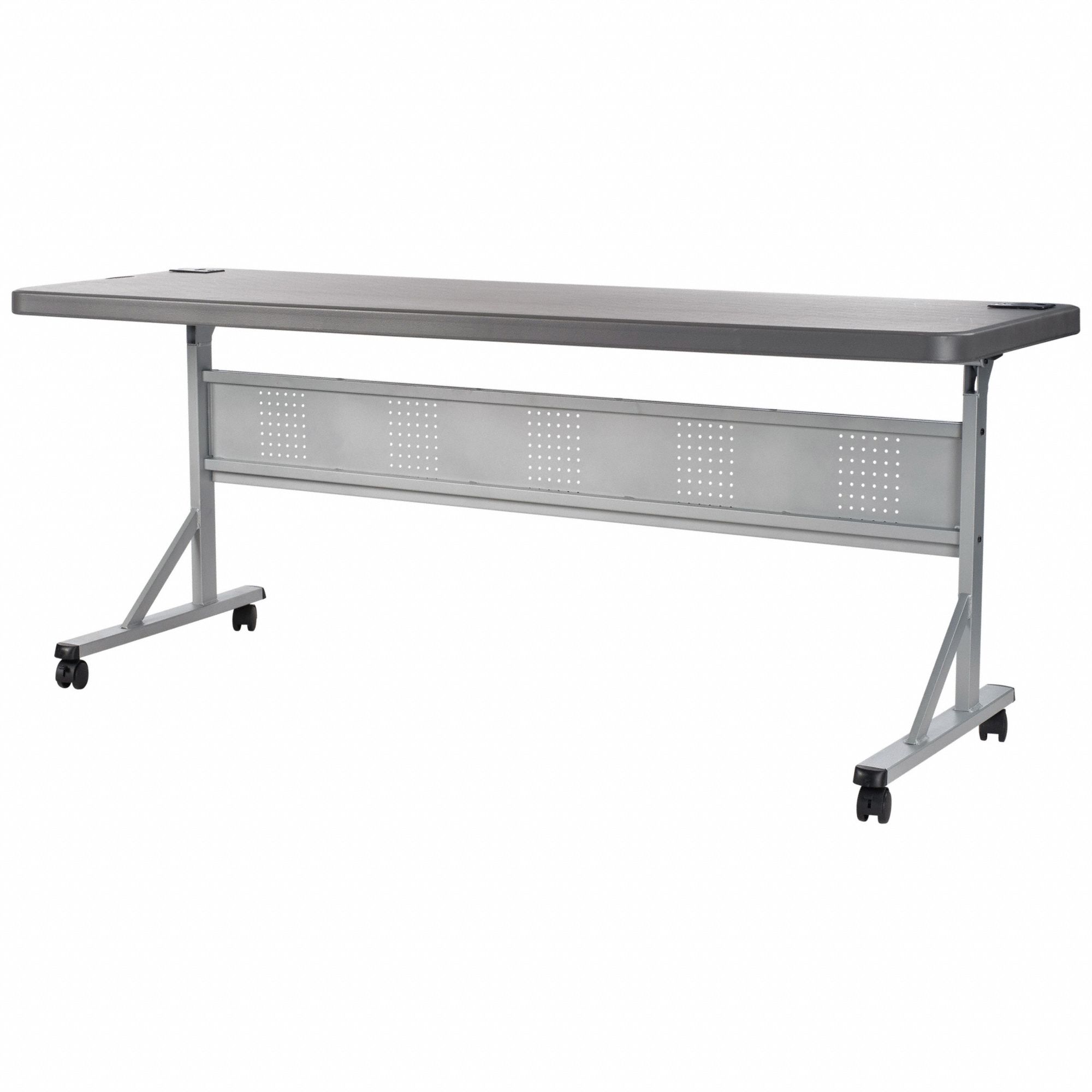 Seminar/Training Table: Charcoal, 30 in, 72 in Table Lg, 24 in Table Wd