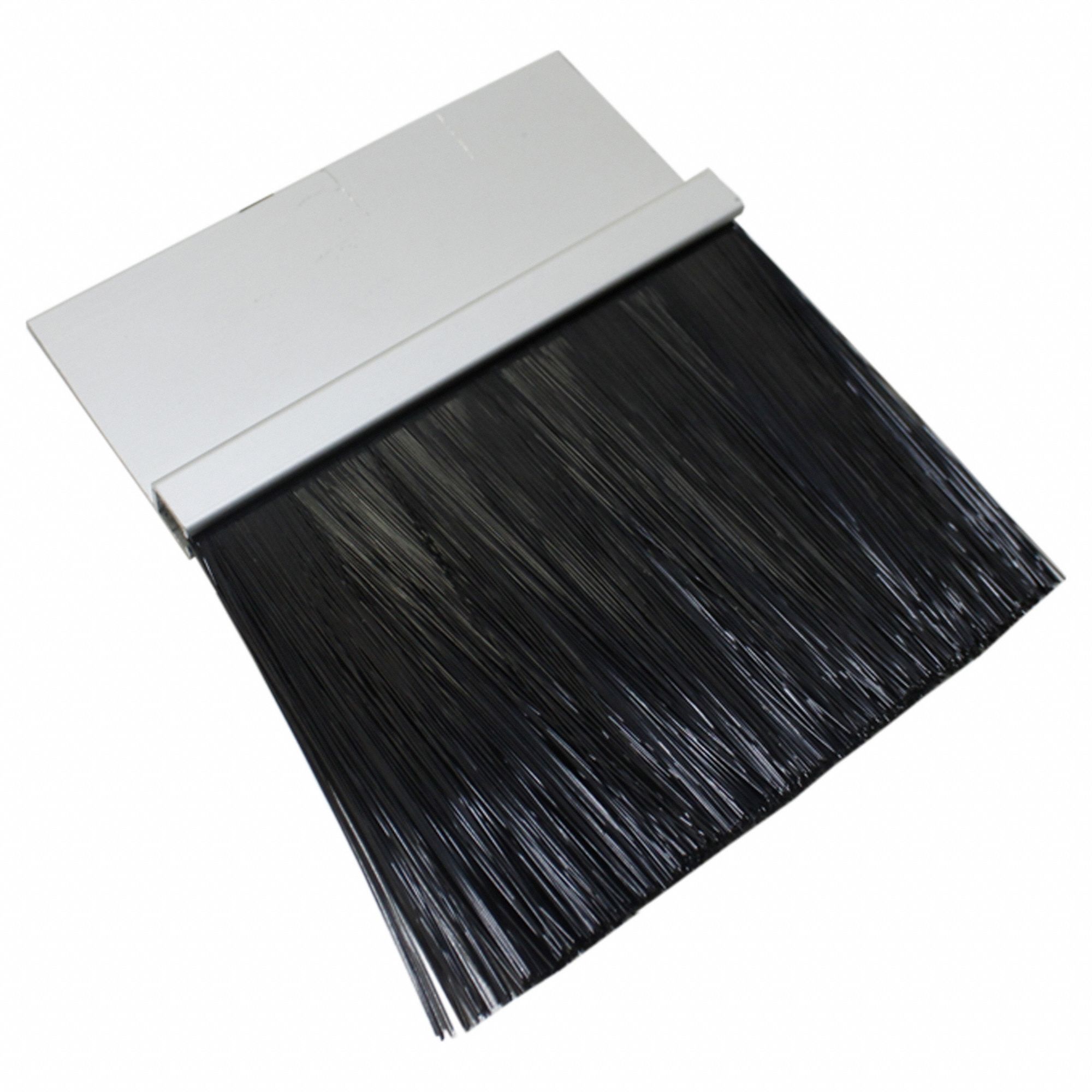 Brush Seal: Straight, Polypropylene, 3 in Brush Lg, 1 1/2 in Holder Lg
