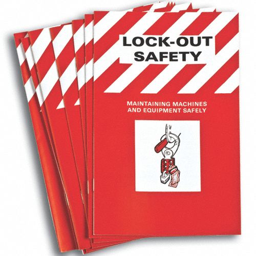 BRADY Lockout Training Booklet, PK 10 - 5T827|2112-TEN - Grainger