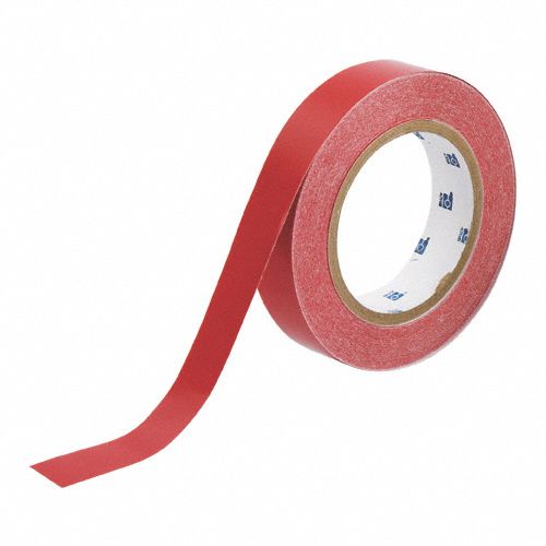 BRADY Pipe Marking Tape Red, 1 in Wd, 90 ft Roll Lg 6GP1436302